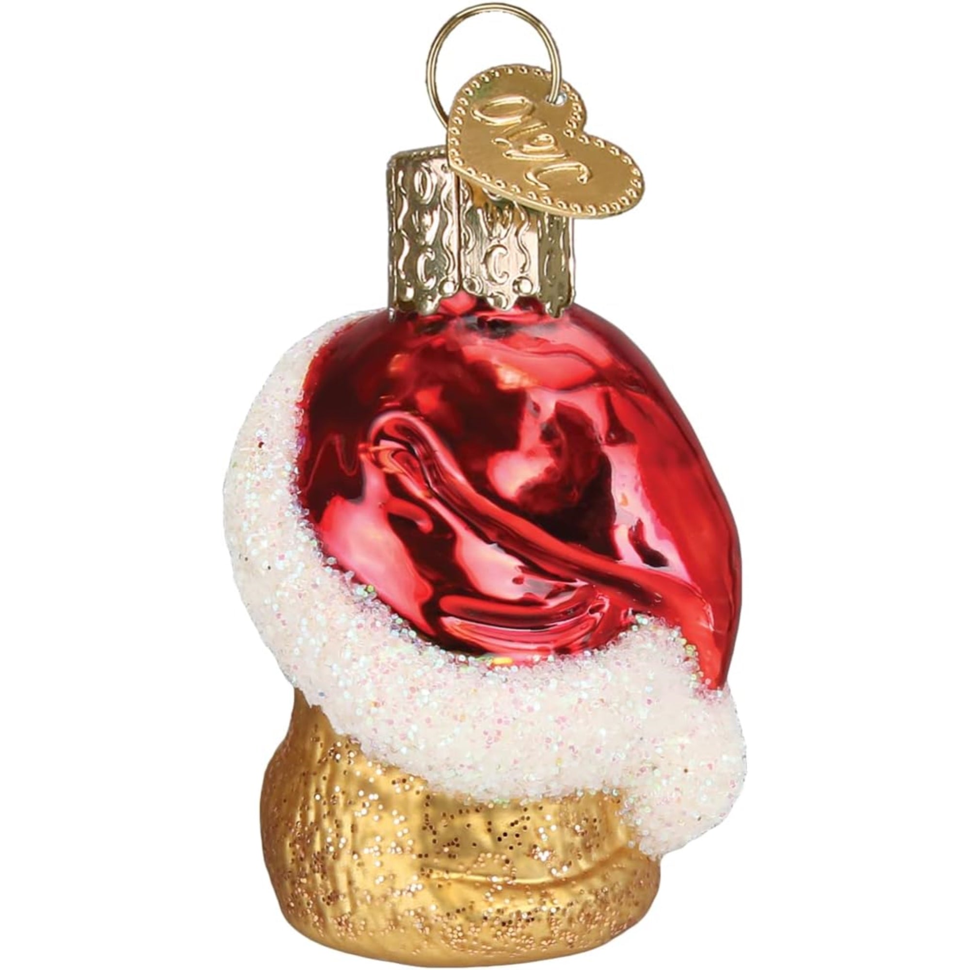 Old World Christmas Gumdrops Mini Santa's Kitten Glass Blown Ornament for Christmas Tree