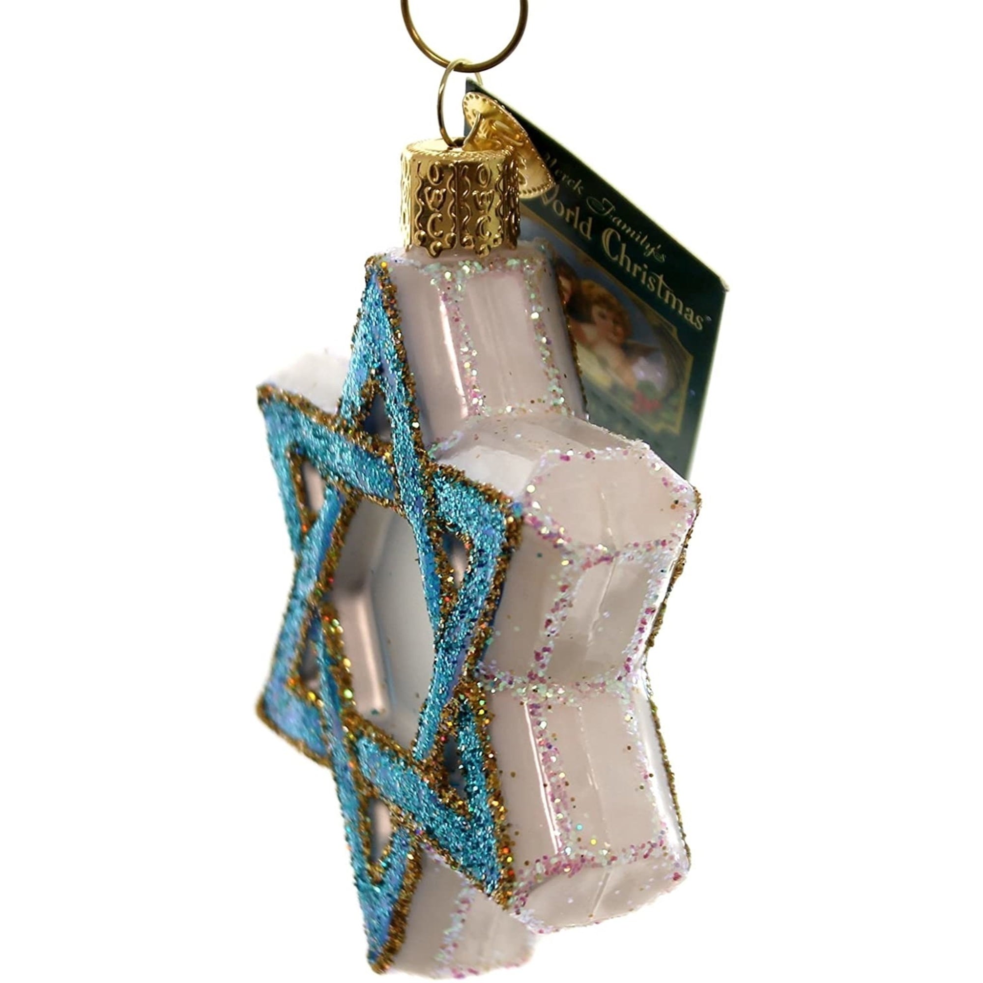 Old World Christmas Blown Glass Christmas Ornament, Star of David
