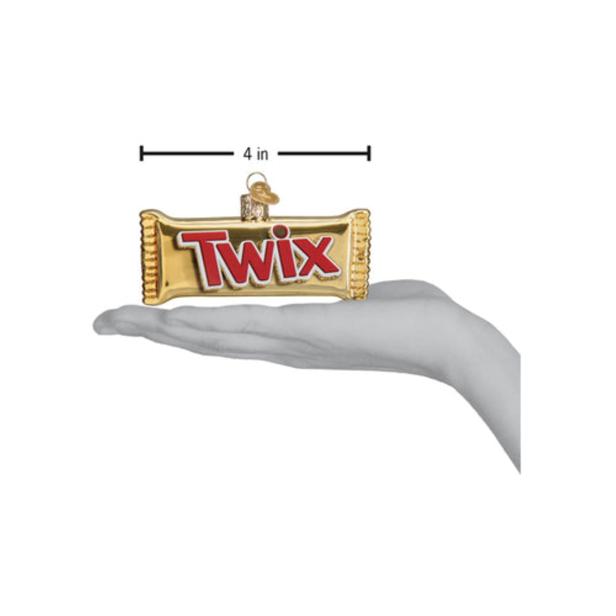 Old World Christmas Blown Glass Christmas Ornament, Twix