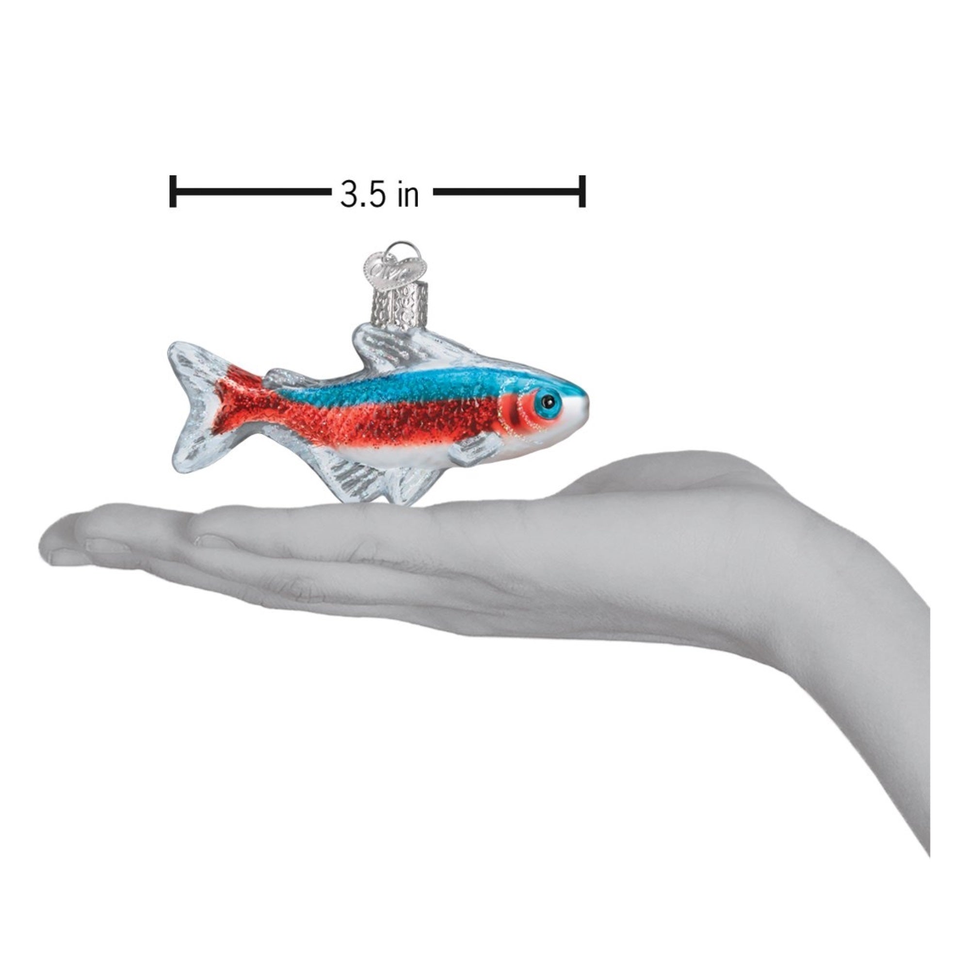 Old World Christmas Glass Blown Ornament, Tetra Fish
