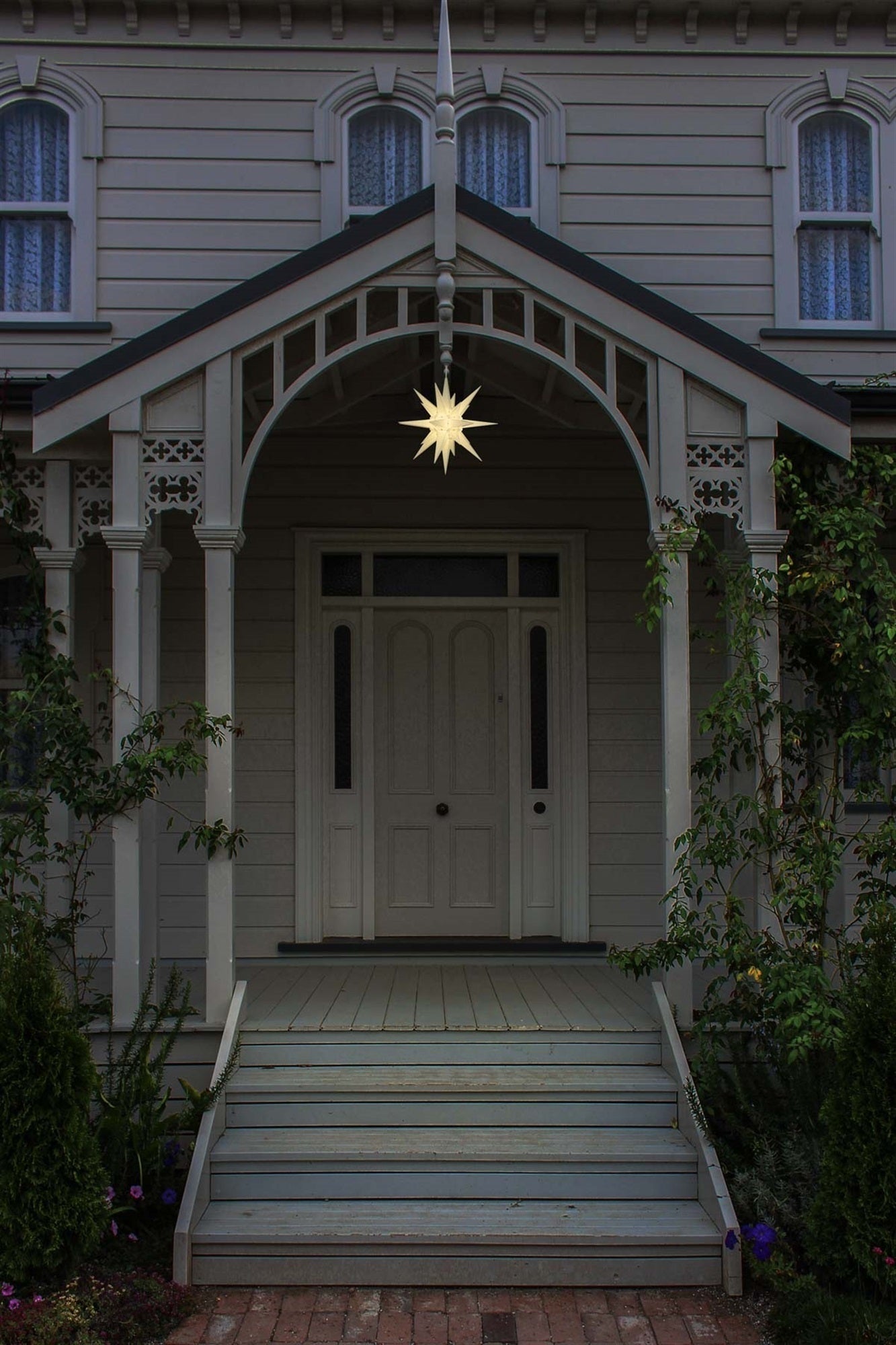 CandleCup Moravian Star Christmas Holiday Outdoor Light Decoration, 18"