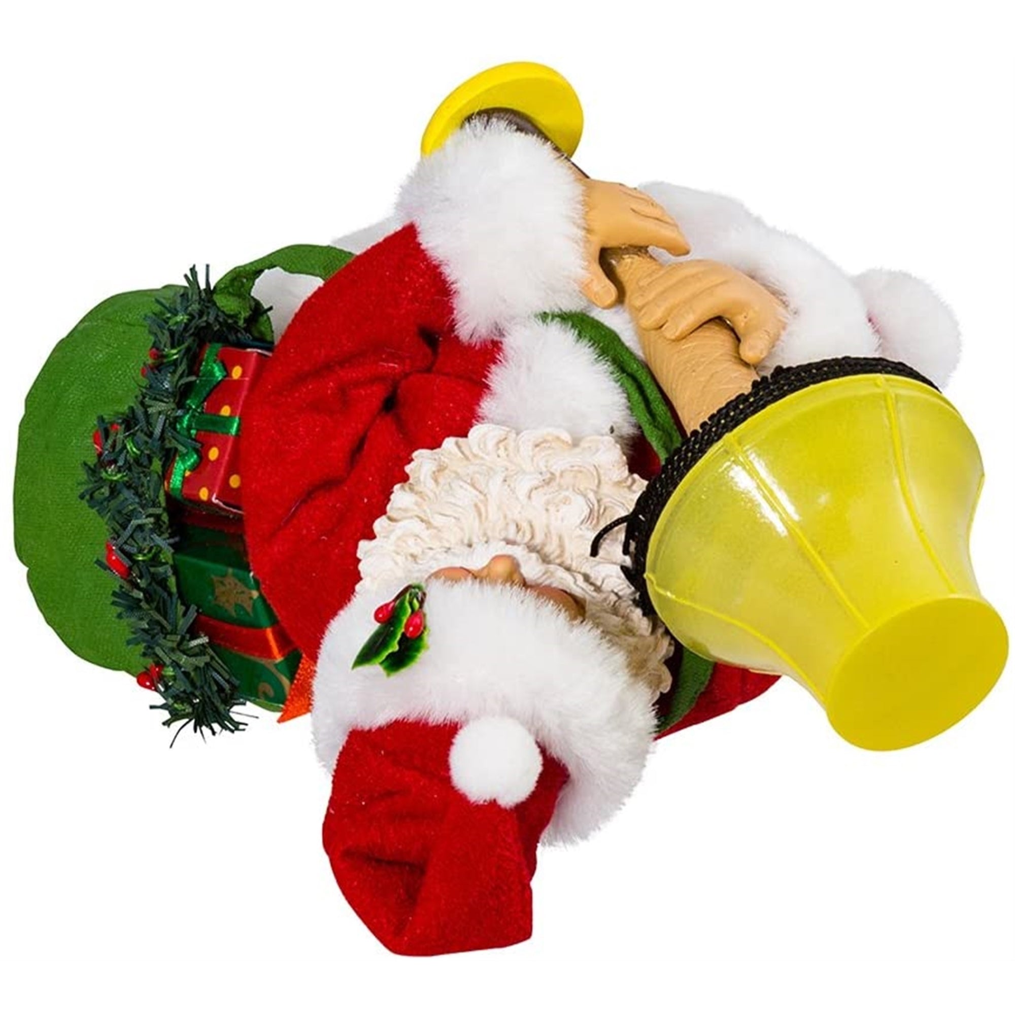 Kurt Adler Fabriché Collection, Battery Operated, A Christmas Story Santa with Lighted Leg Lamp, 10"