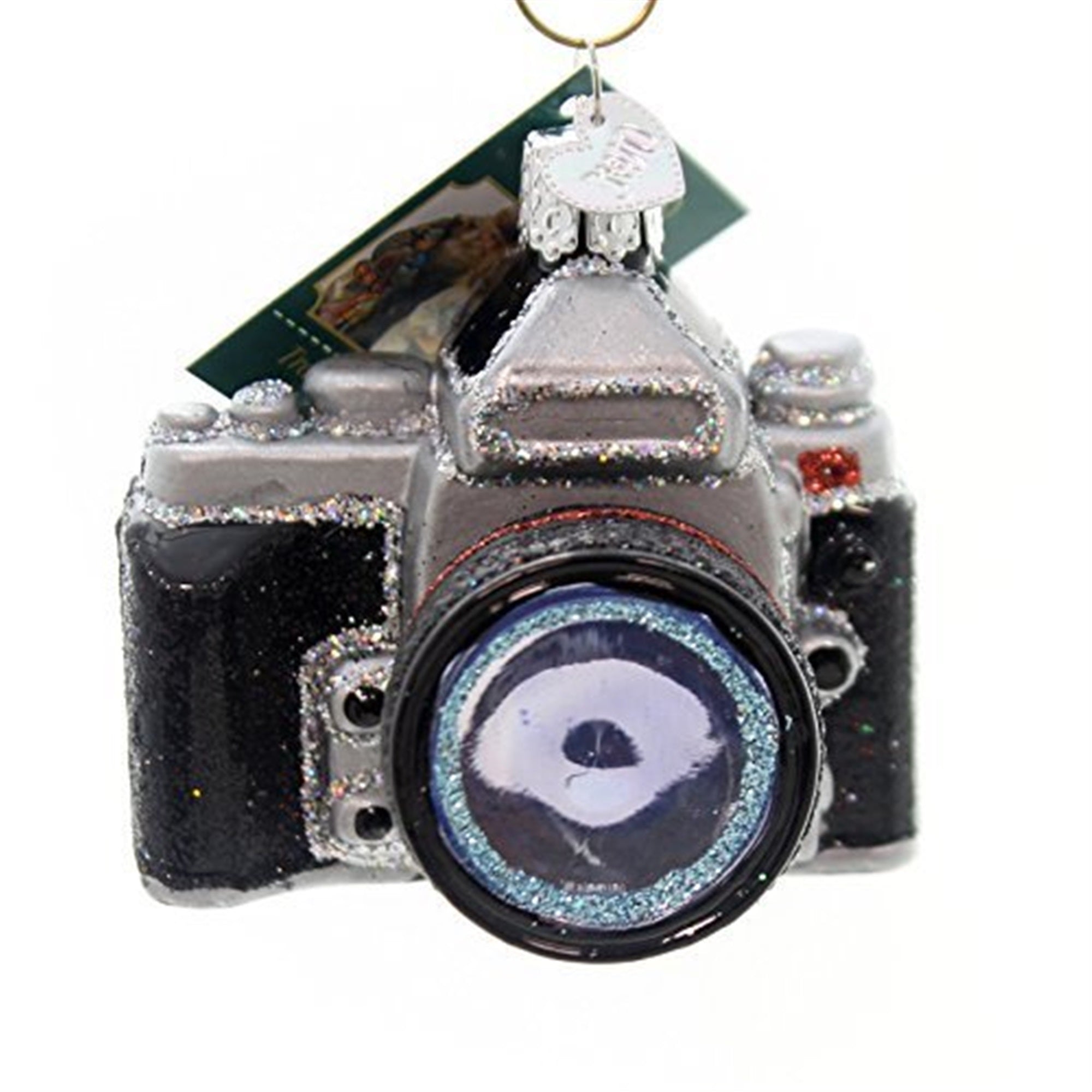 Old World Christmas Blown Glass Christmas Ornament, Camera