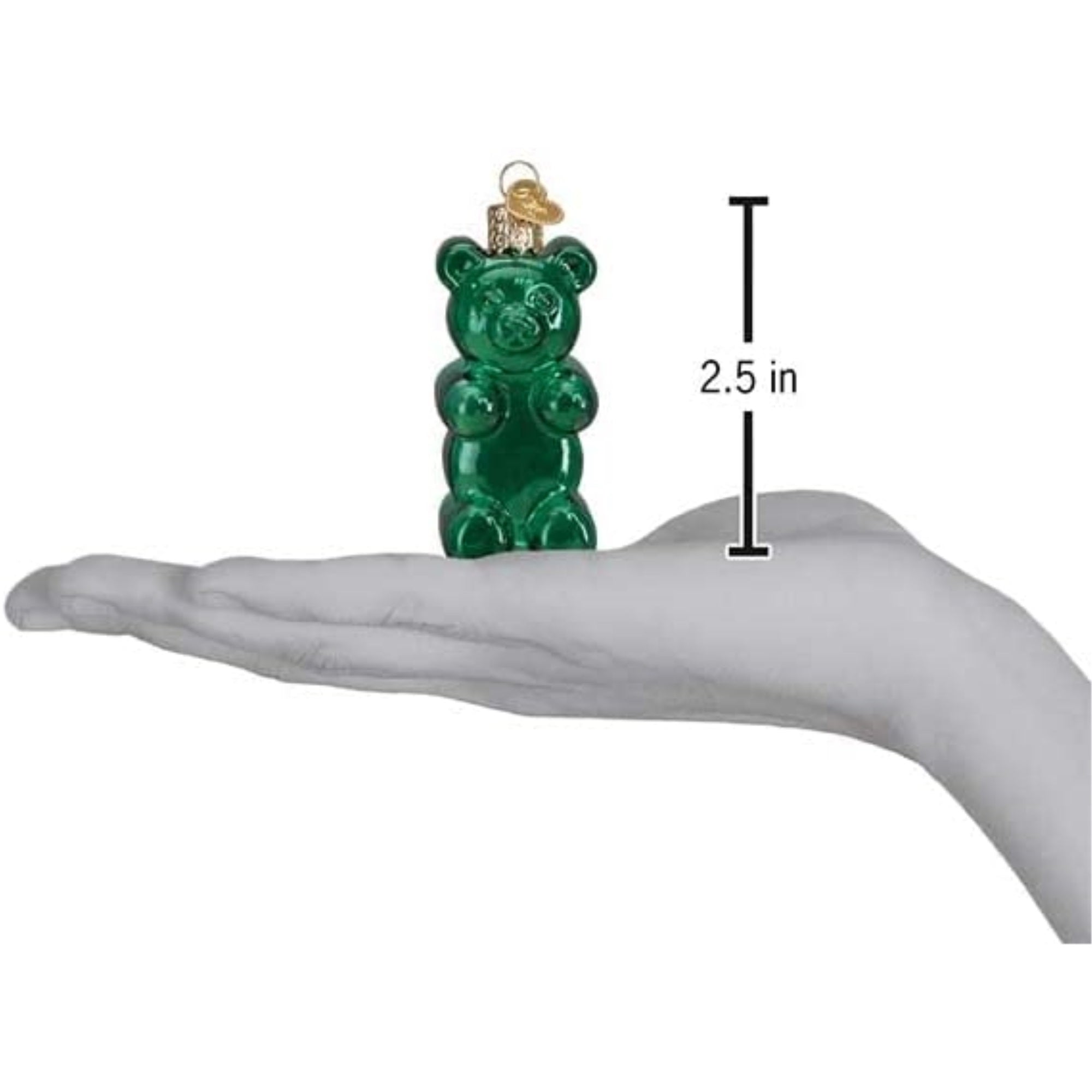 Old World Christmas Jelly Bear Set Glass Blown Ornament for Christmas Tree