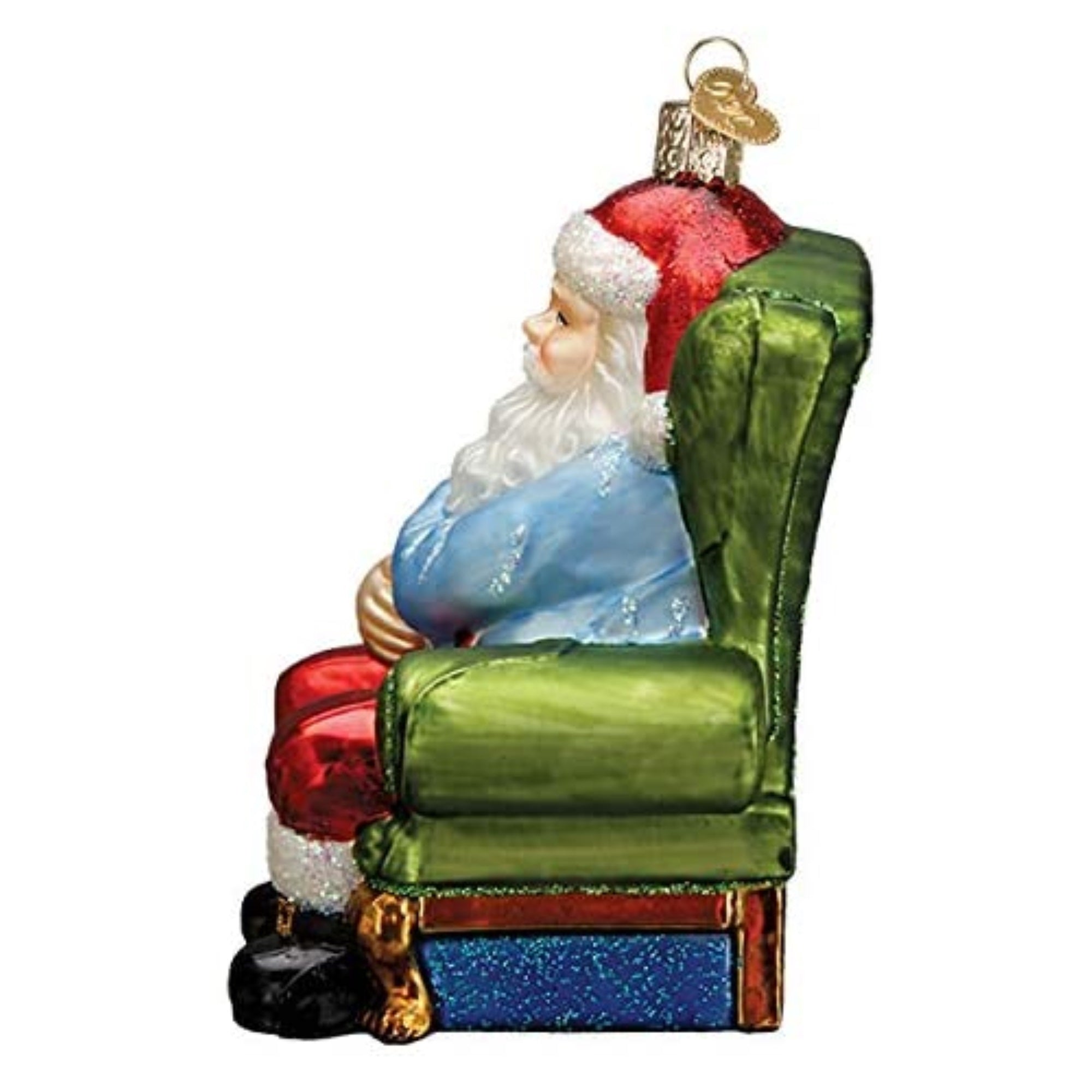 Old World Christmas Ornaments Santa Vaccinated Glass Blown Ornaments for Christmas Tree
