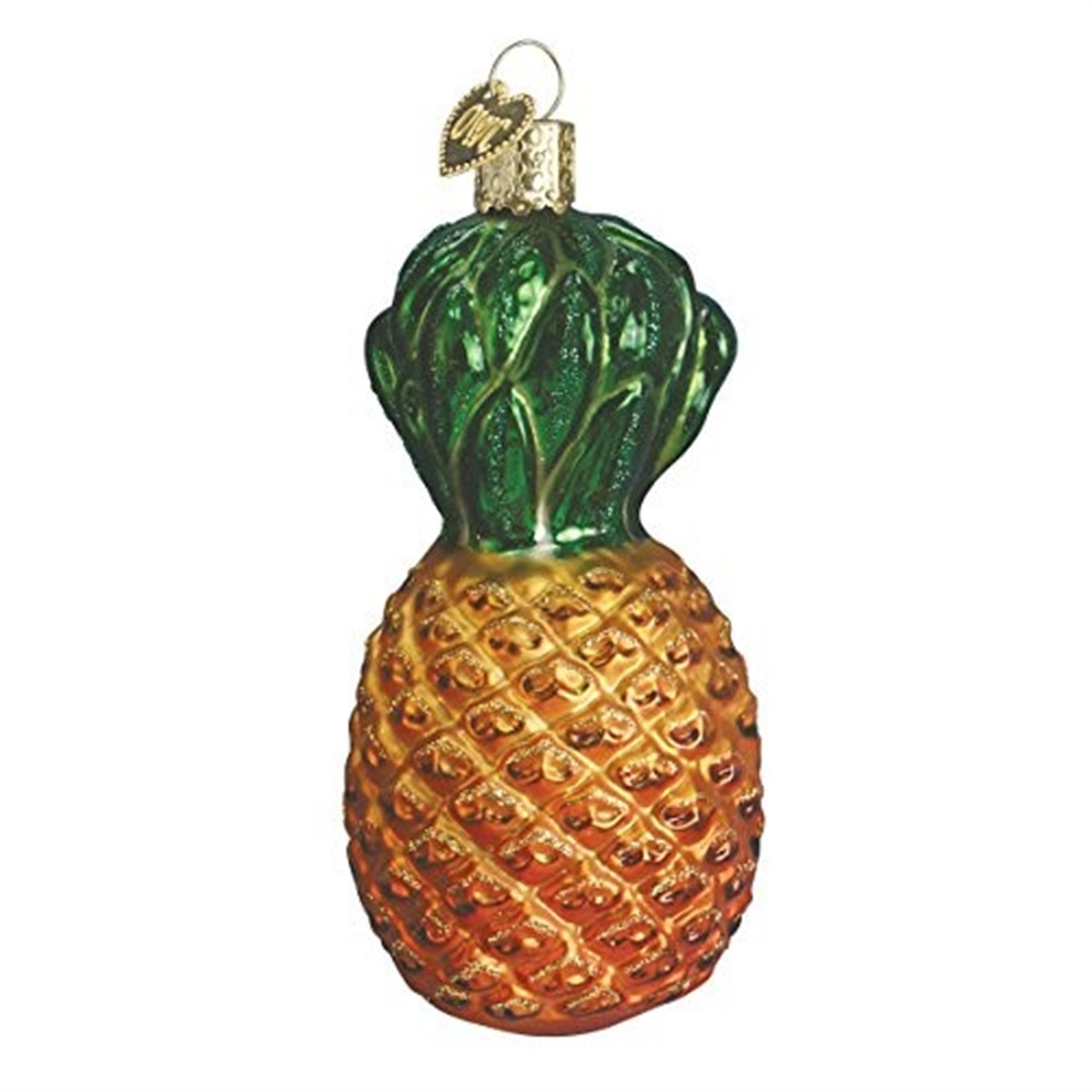 Old World Christmas Fruit Selection Glass Blown Ornaments, Pineapple