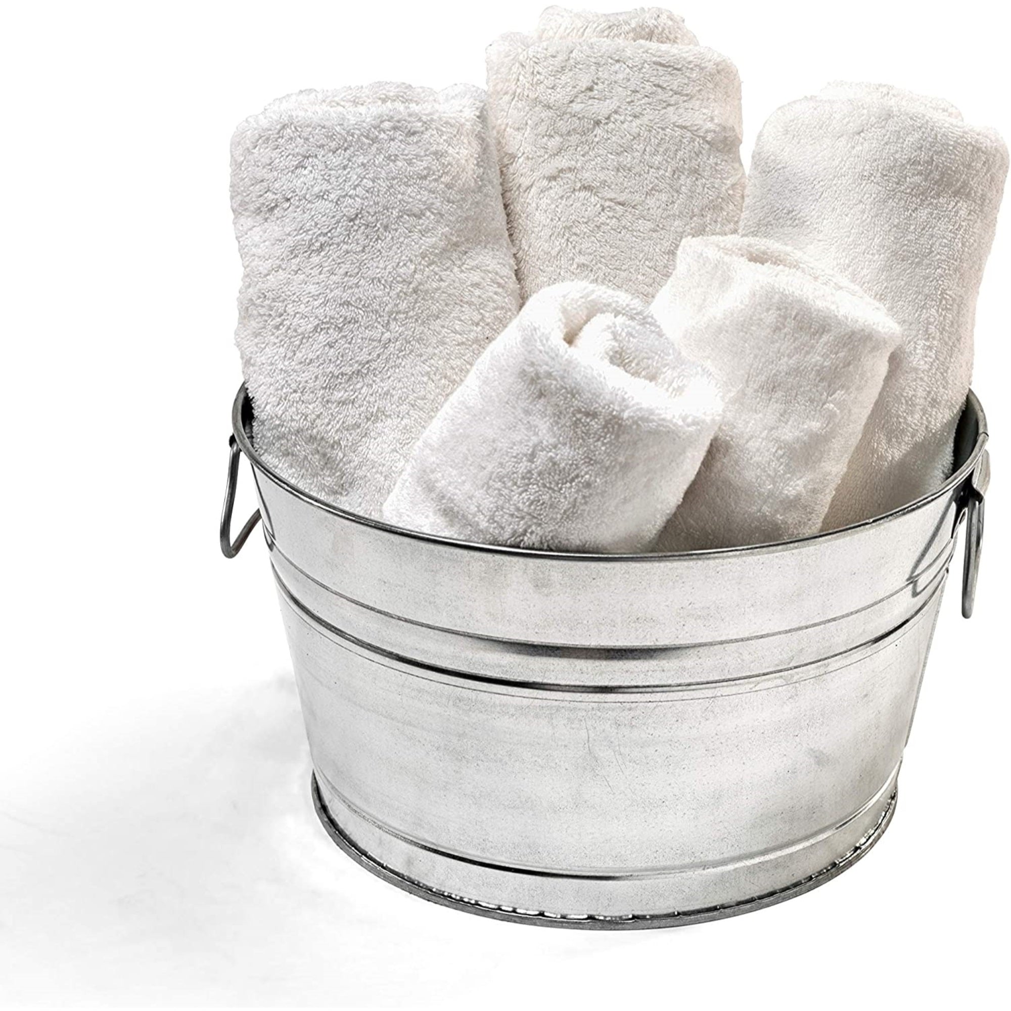 Behrens Multi-purpose Round Galvanized Steel Tub, 15 Gal - Silver