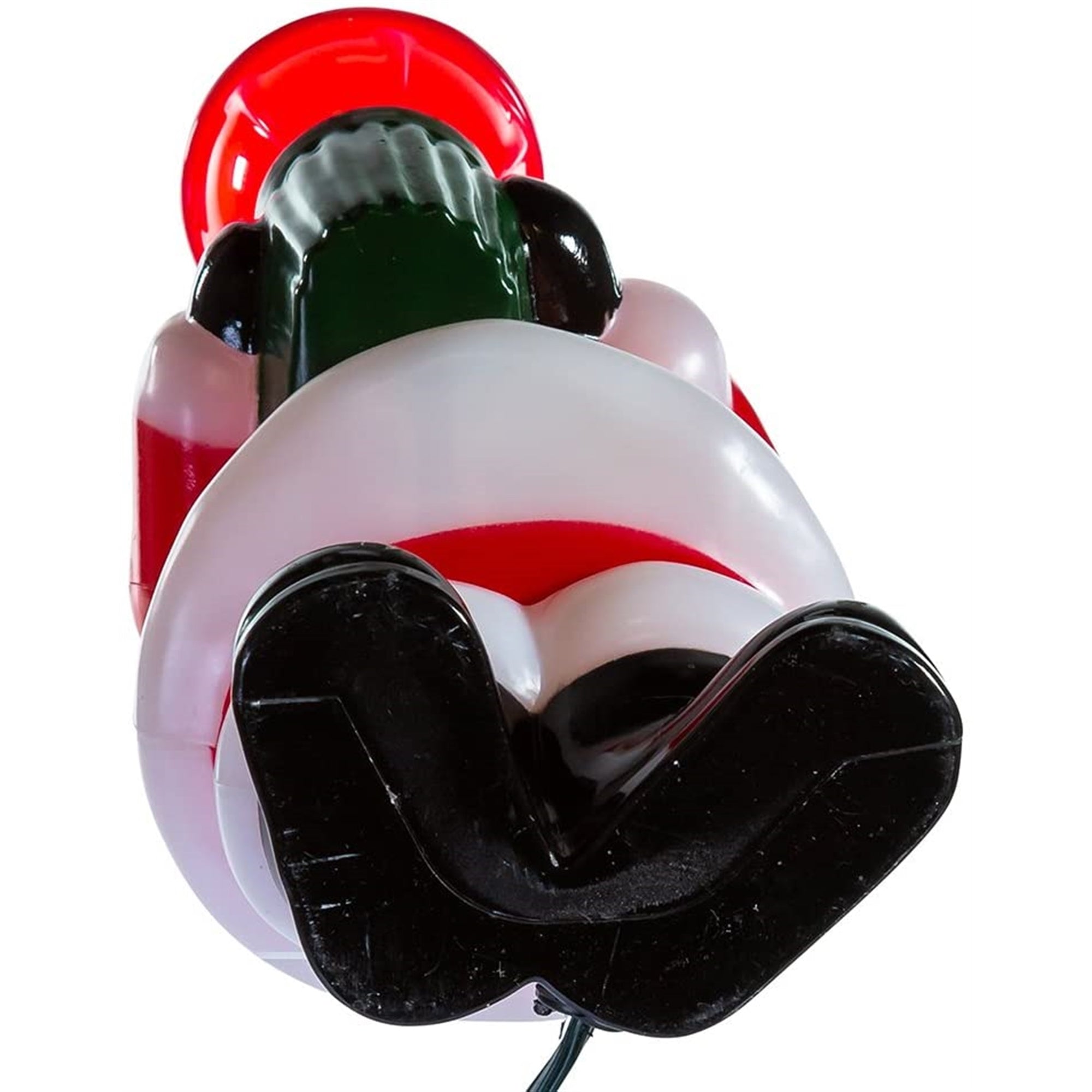 Kurt Adler Jolly Santa Bubble Light Tabletop Decoration, 7.25-inch