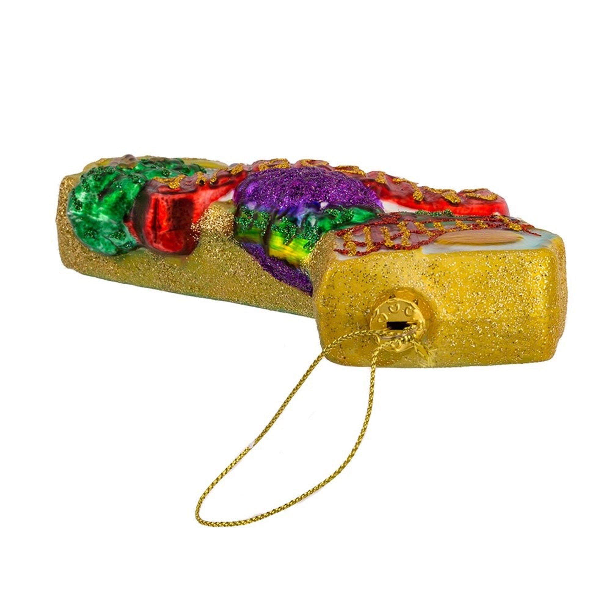 Kurt Adler California Glass Ornament, 6-1/2-Inch