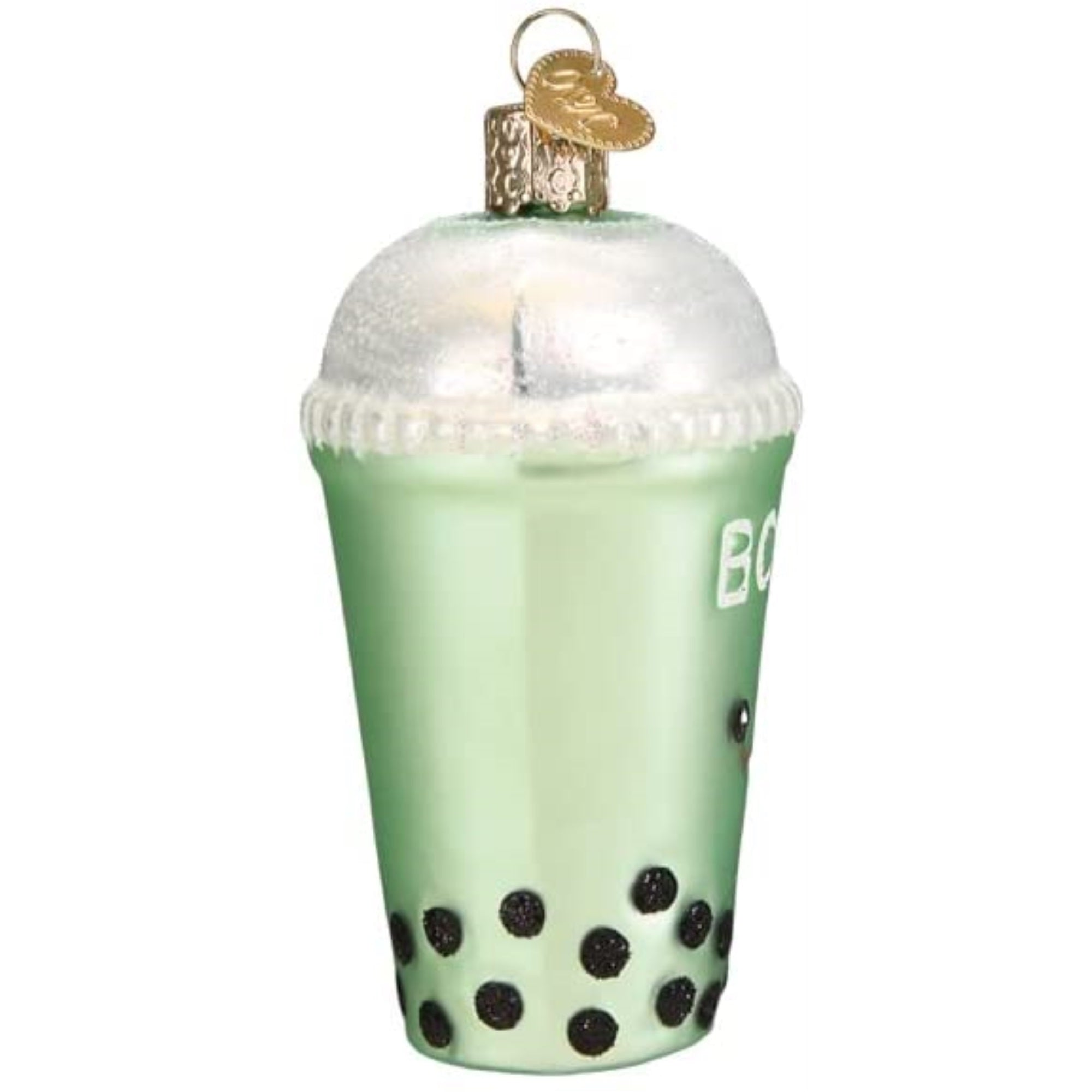 Old World Christmas Glass Blown Tree Ornament, Boba Tea