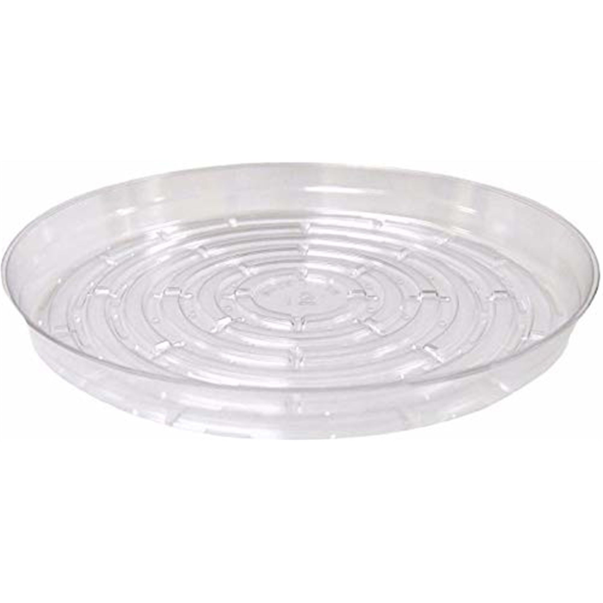 Curtis Wagner Round Clear Vinyl 12 Plant Saucer, Pack of one