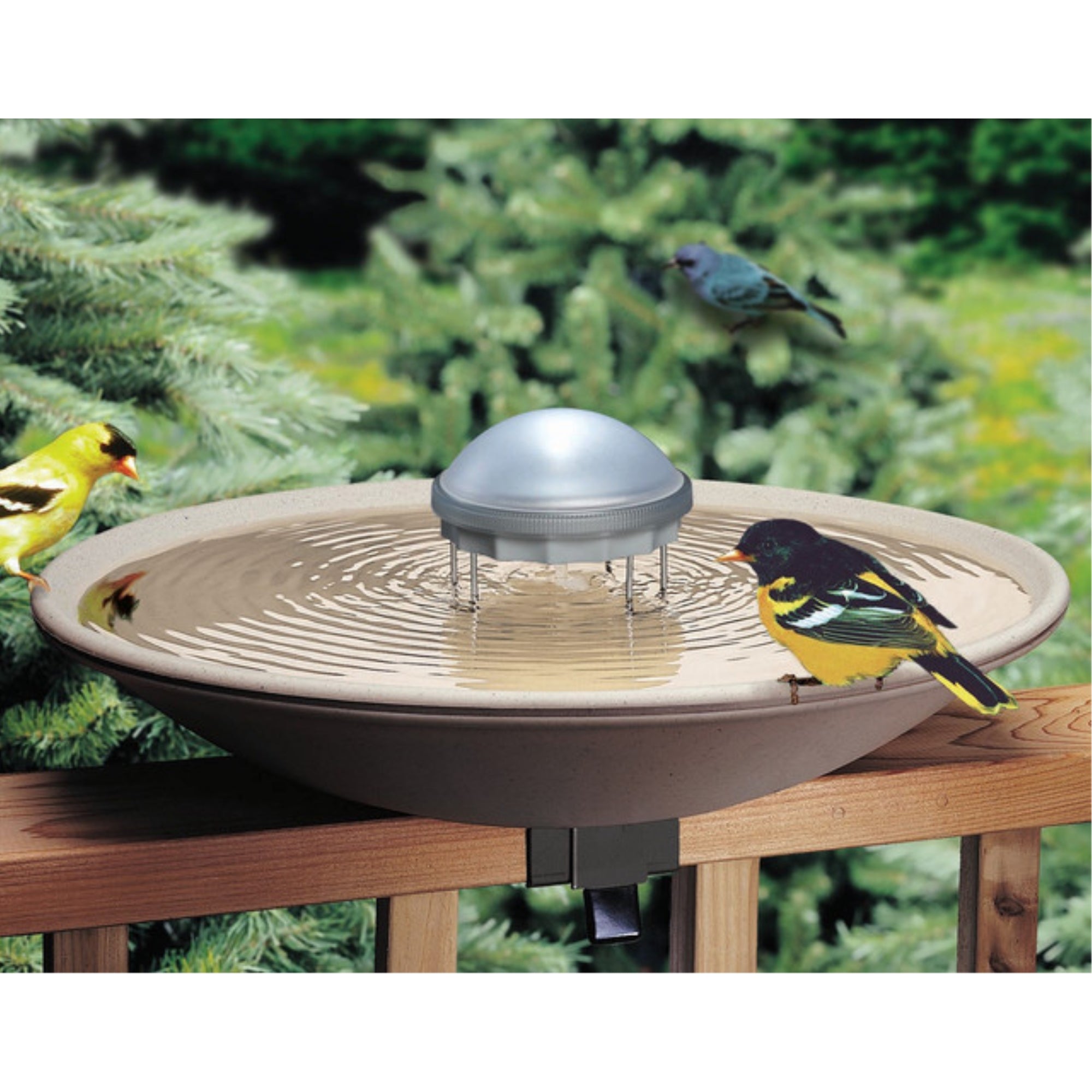 Allied Precision 7 WW Battery Operated Water Wiggler Bird Bath Water Agitator