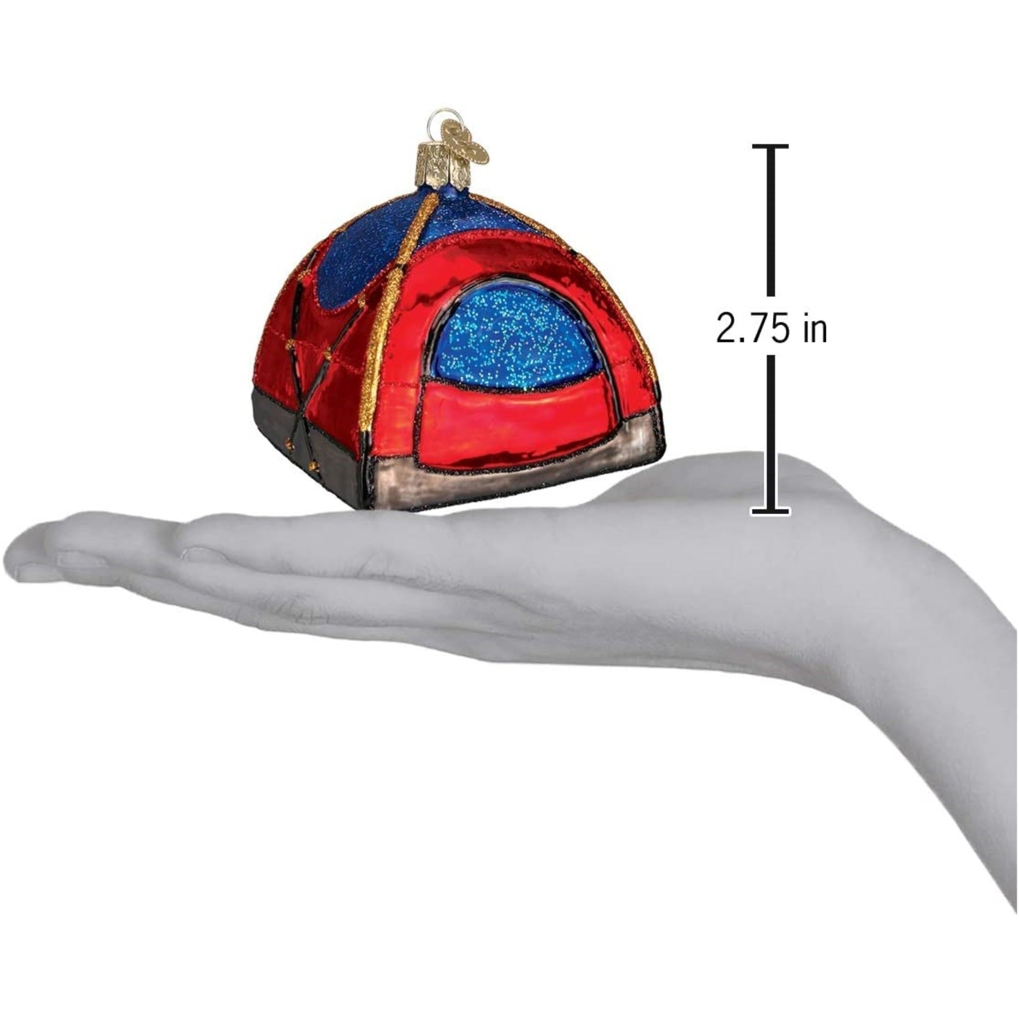 Old World Christmas Glass Blown Tree Ornament, Dome Tent