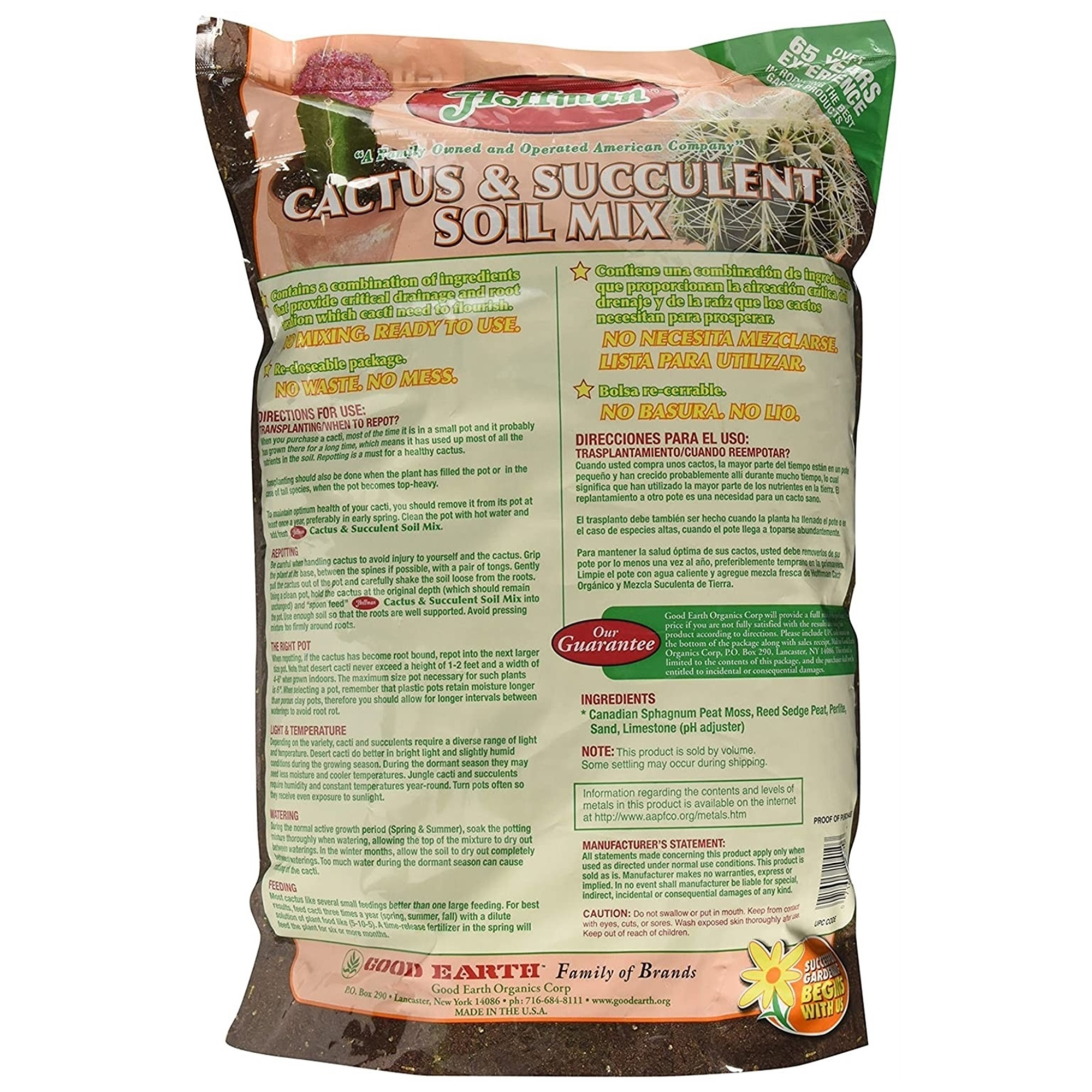Hoffman Organic Cactus & Succulent Soil Mix