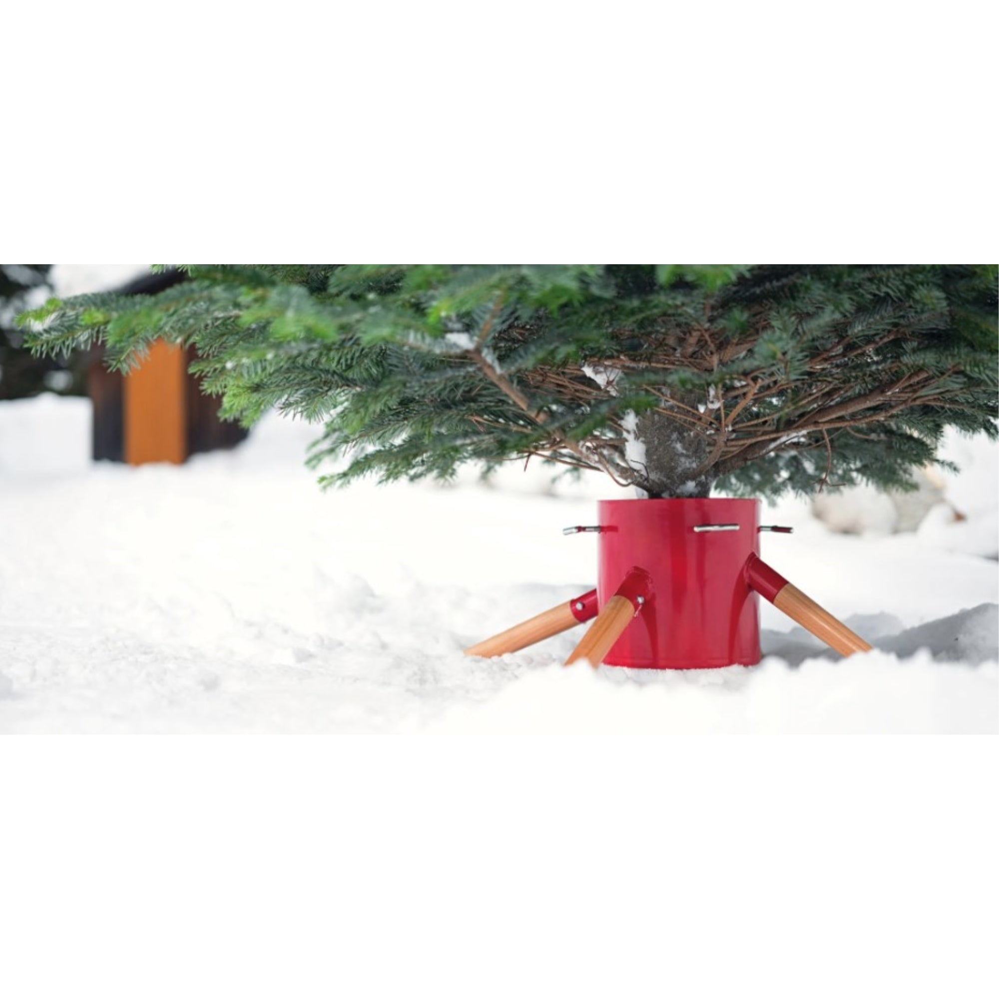 Tree Nest Large Metal Christmas Tree Holder Stand for Real Trees Up To 10 Feet