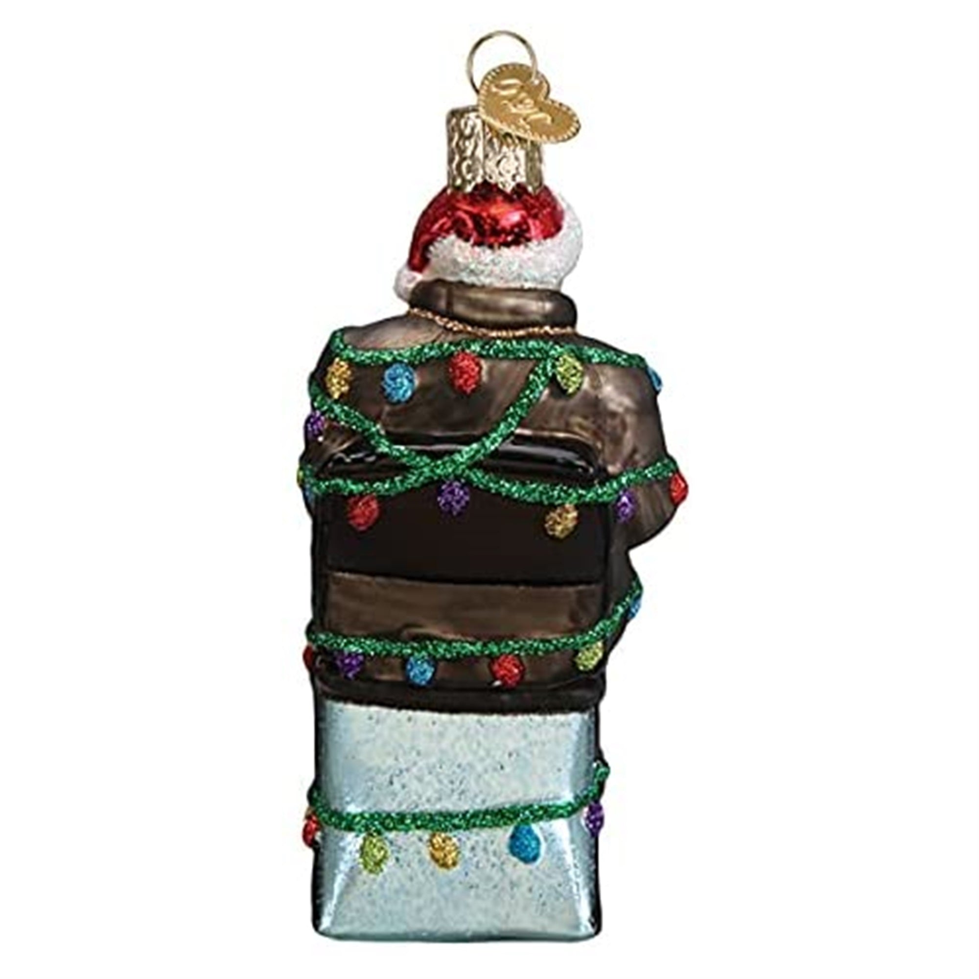 Old World Christmas Glass Blown Ornaments Where's Bernie,  5"