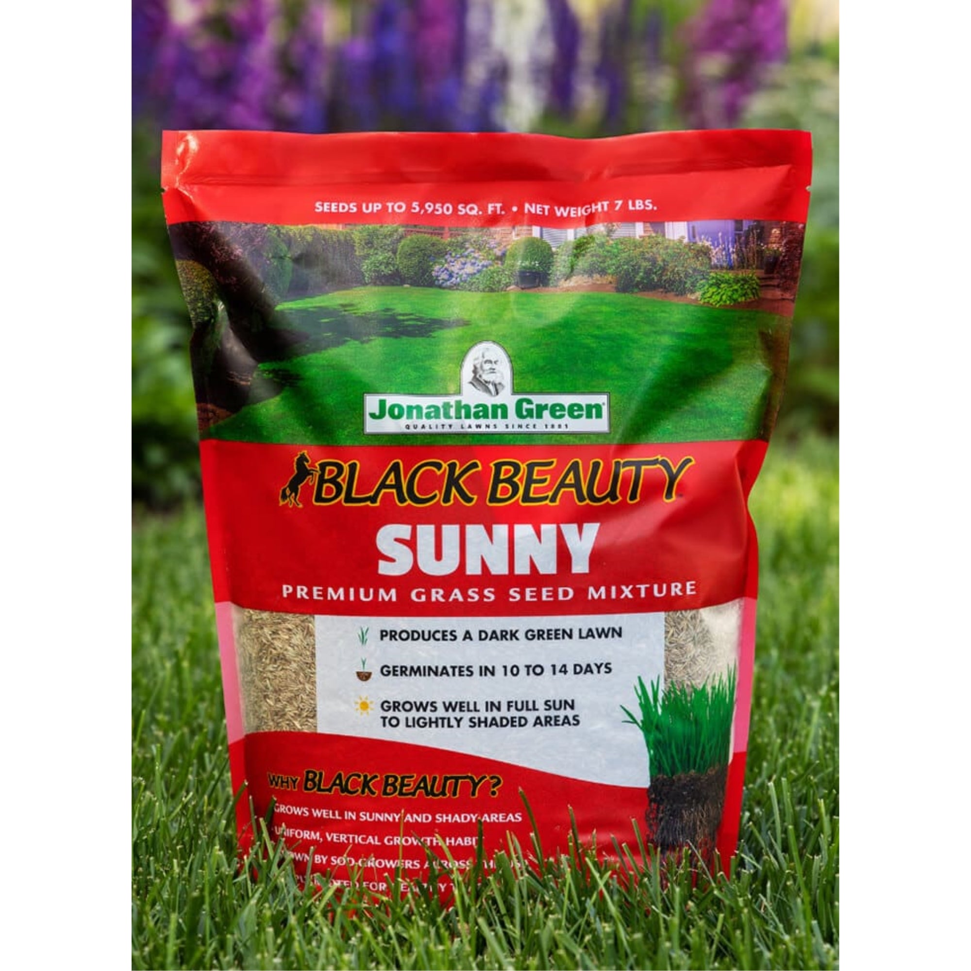 Jonathan Green Grass Seed & Fertilizer Bundle for Sunny Lawn - 5,000 sq ft