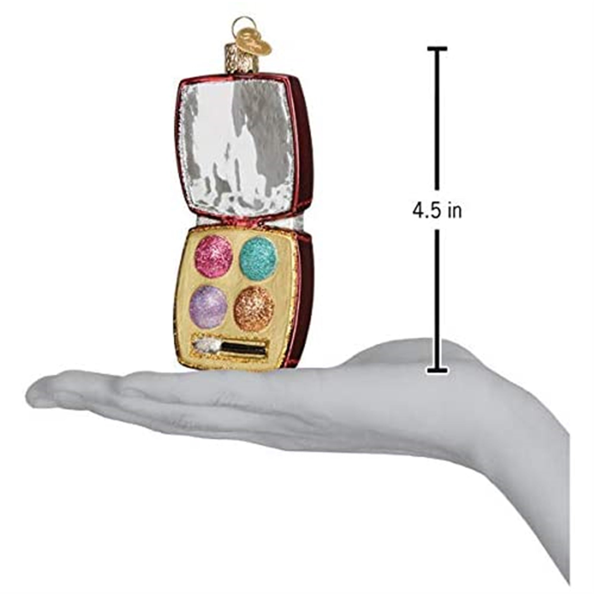 Old World Christmas Blown Glass Christmas Ornament, Makeup Palette
