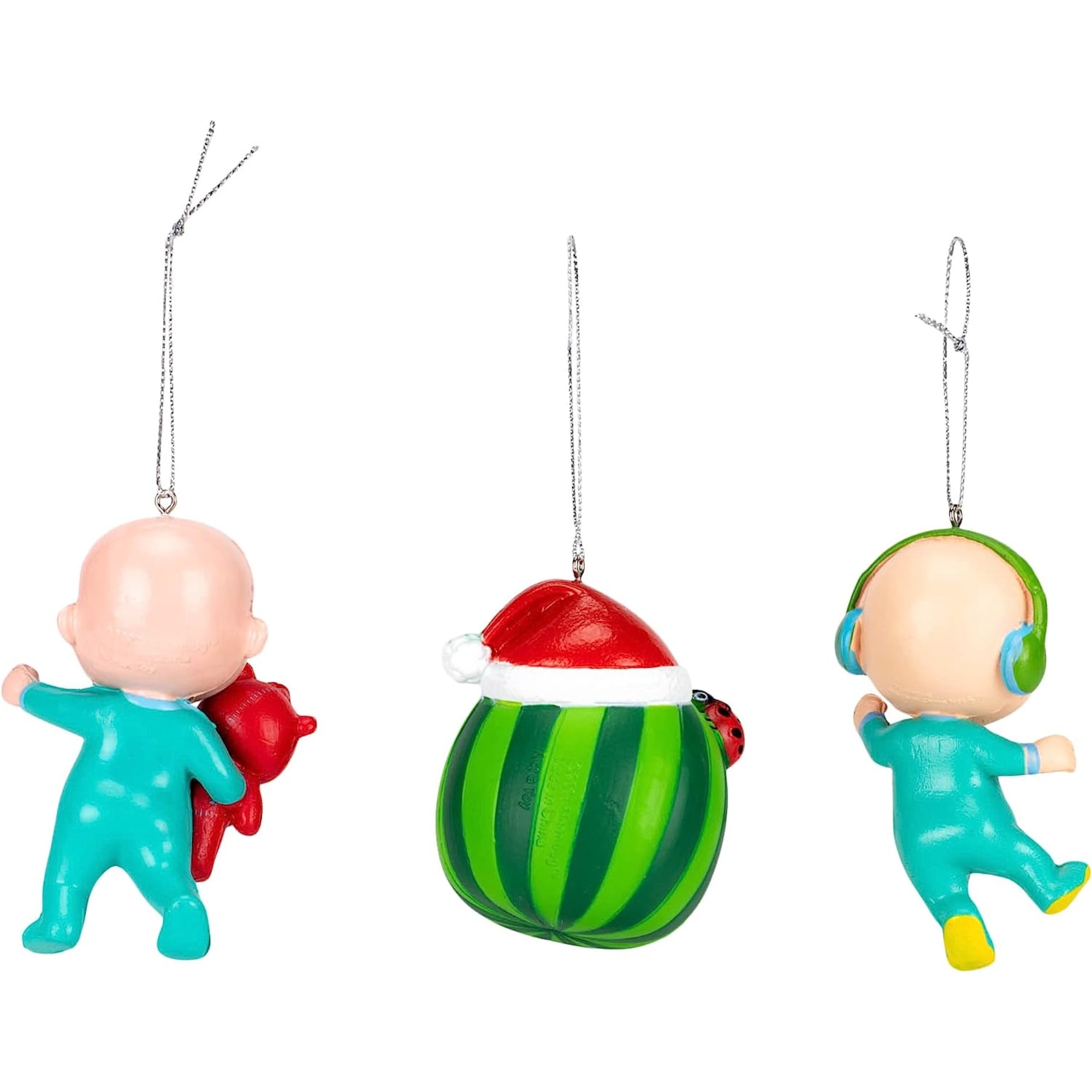 Kurt Alder Cocomelon Blow Mold Ornament Set 3-Piece Set, 3"