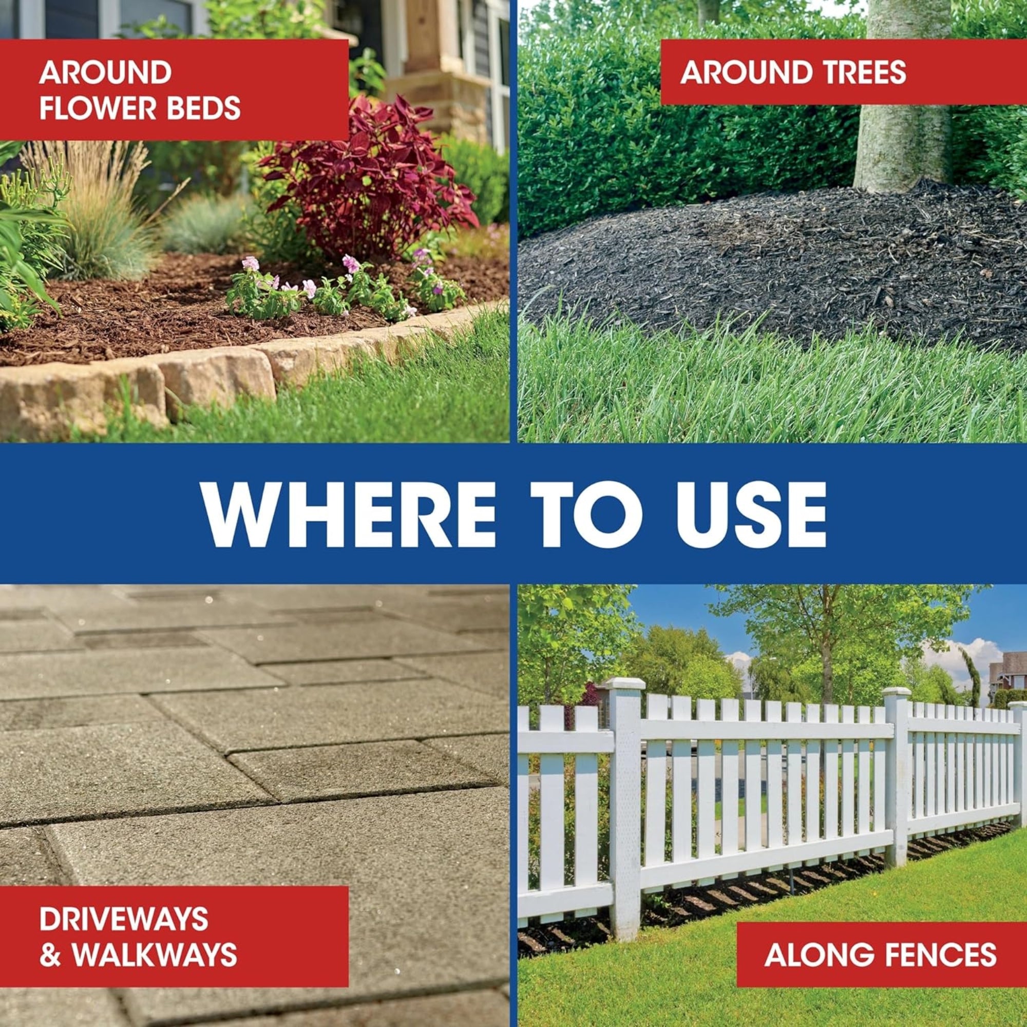 Roundup Ready-to-Use Weed & Grass Killer, Best Around Flower Beds, Trees, and Driveways, 1 Gal