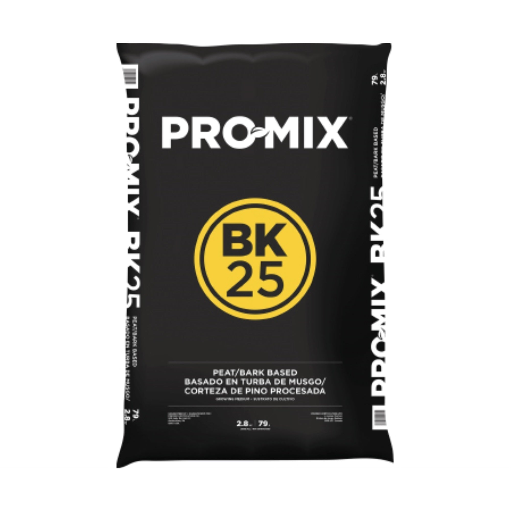 Premier Horticulture Pro-Mix BK25 Peat/Bark Based Growing Medium/Soil, 2.8 CF Bag