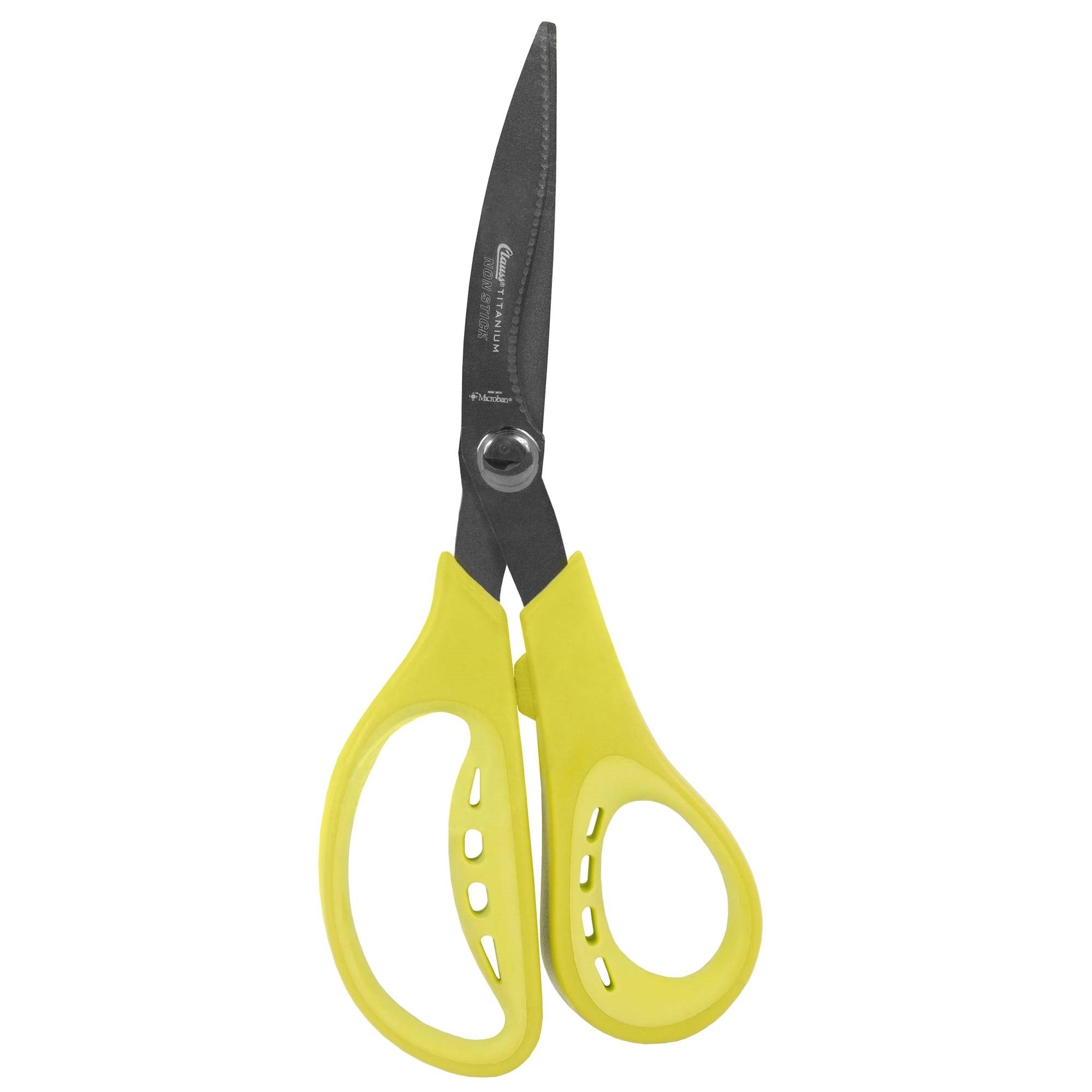 Clauss Airshoc Titanium Non Stick Garden Shear, Green