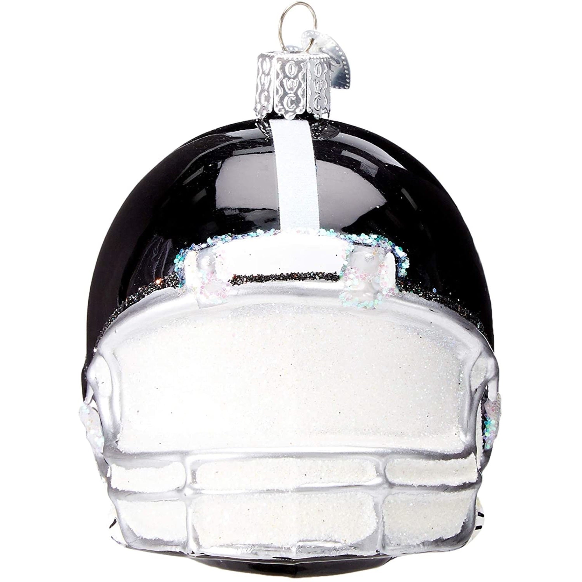 Old World Christmas Glass Blown Football Helmet Ornament