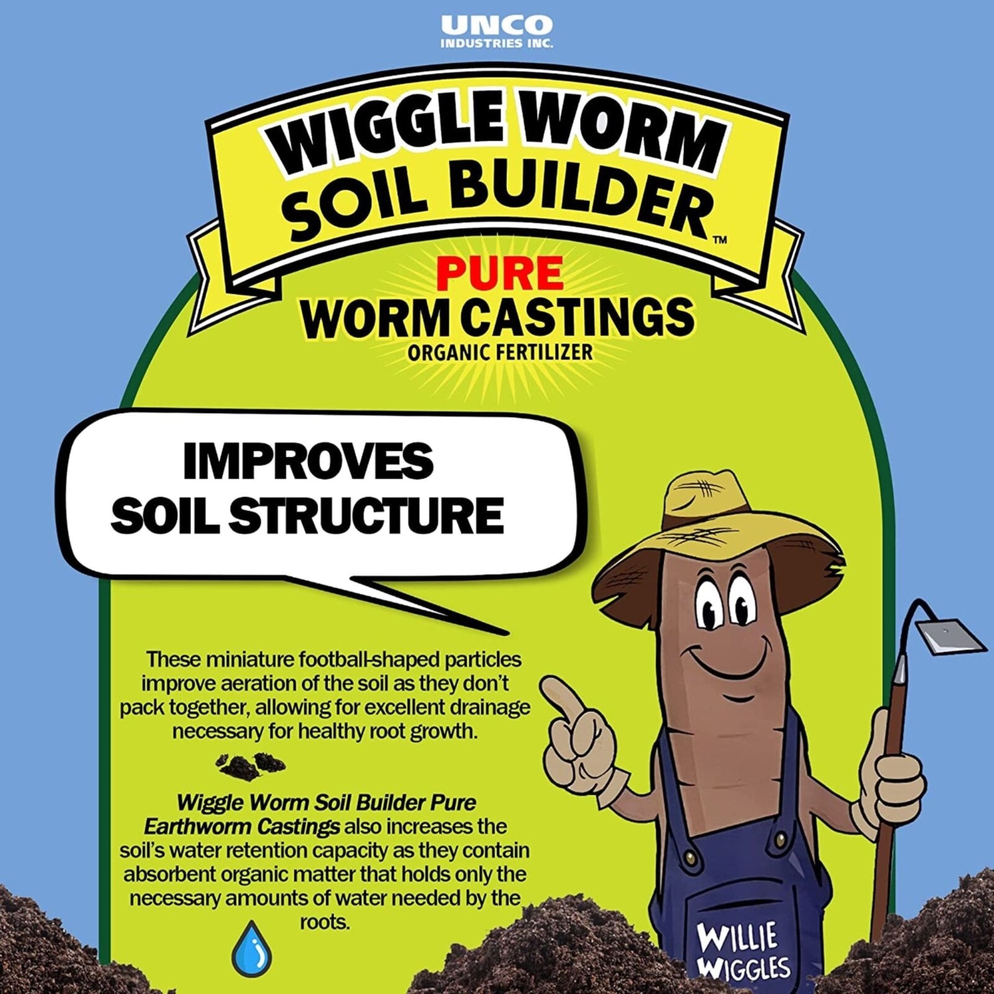 WIGGLE WORM Earthworm Castings Organic Fertilizer