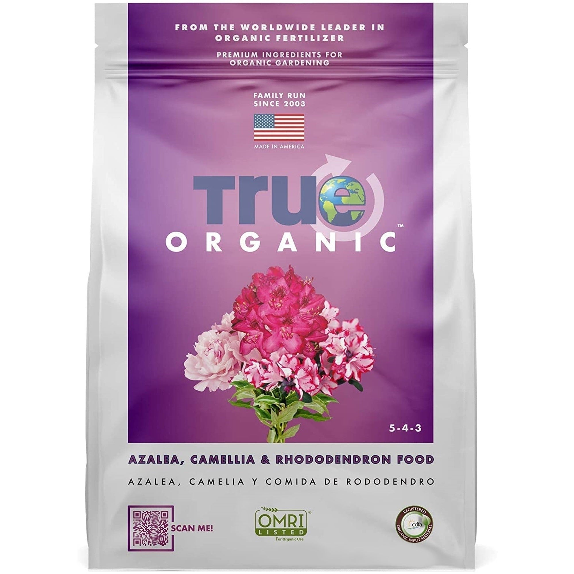 True Organic Granular Azalea, Camellia & Rhododendron Plant Food