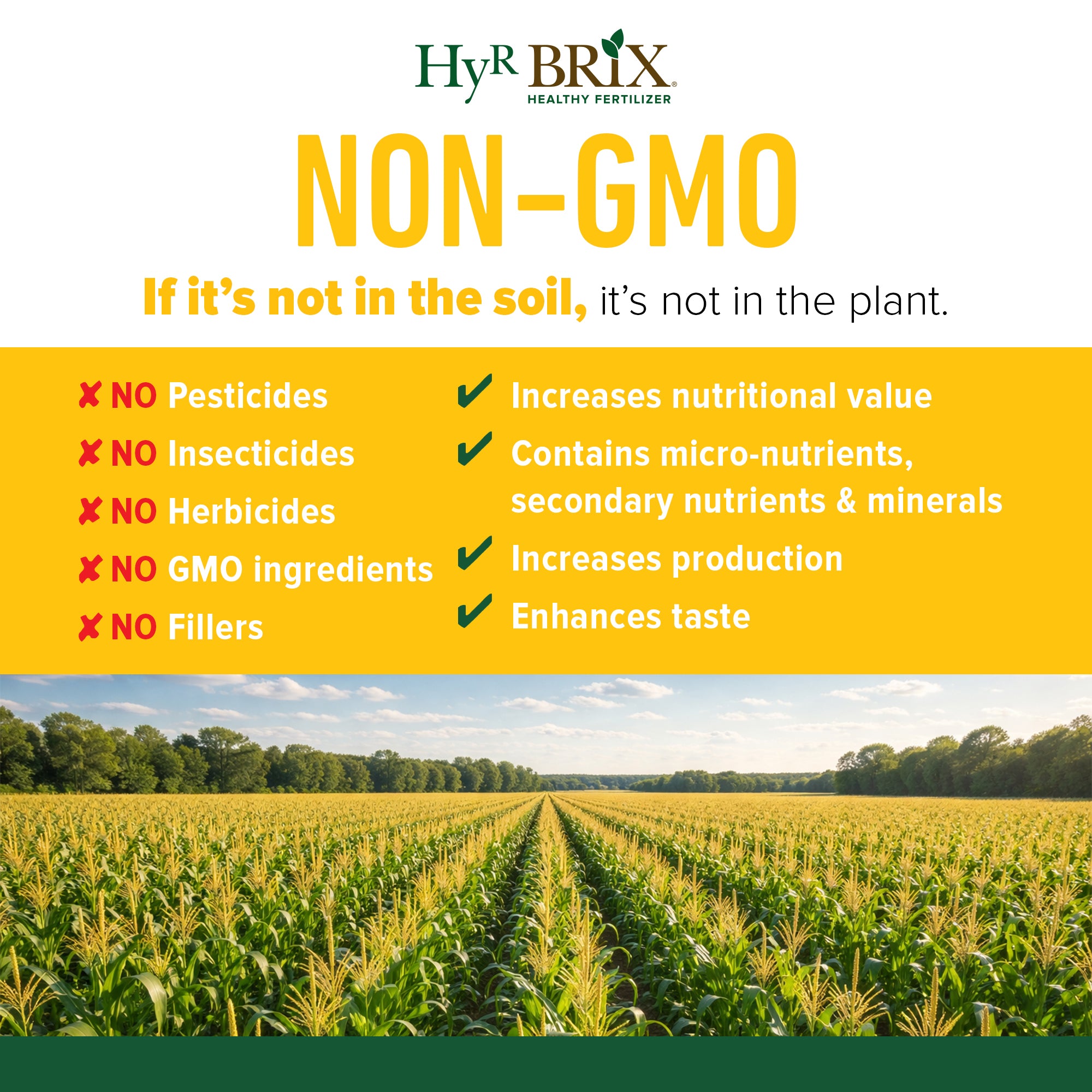 HyR BRIX Slow-Release 16-7-10 Sweet Corn Fertilizer