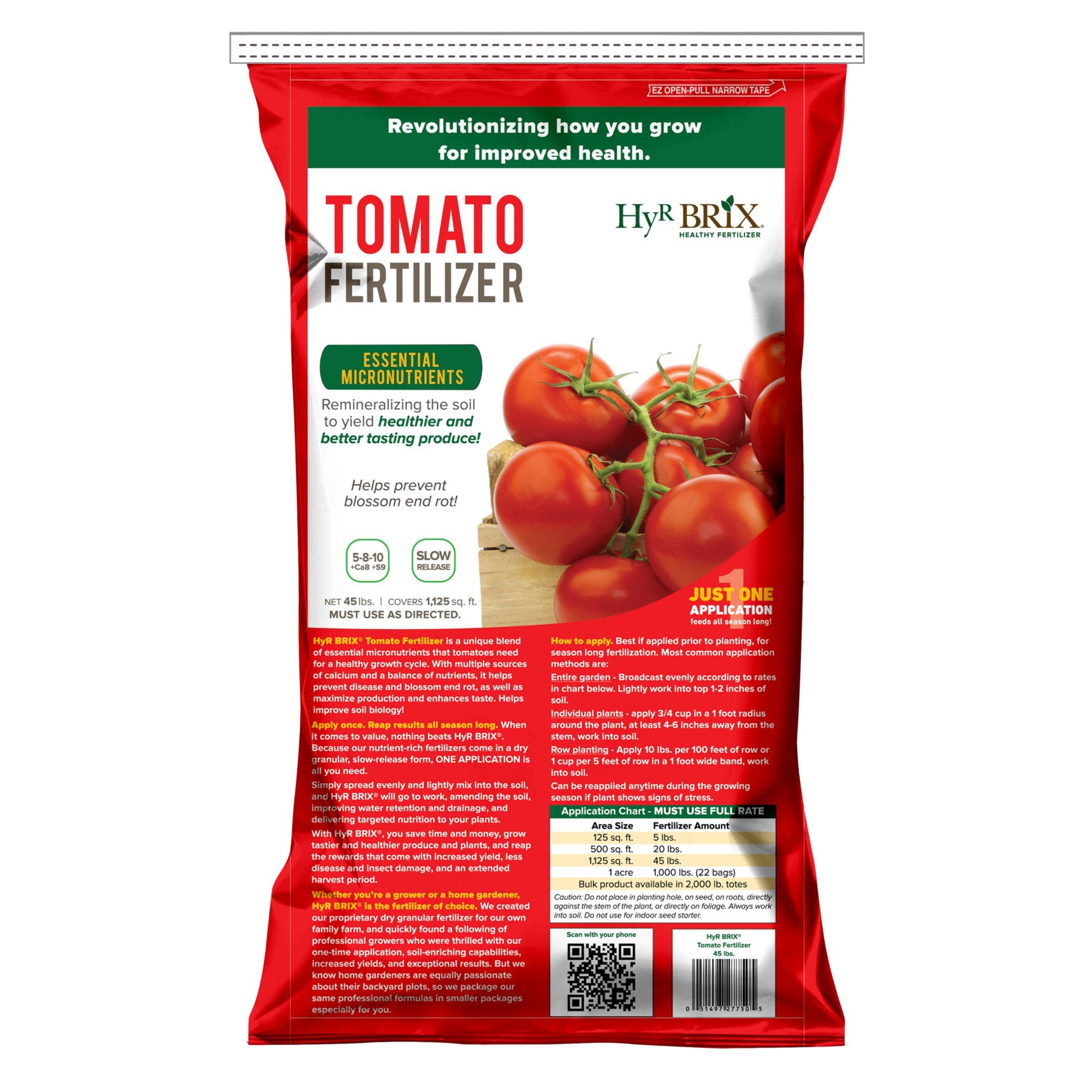 HyR BRIX Slow-Release 5-8-10 Tomato Fertilizer