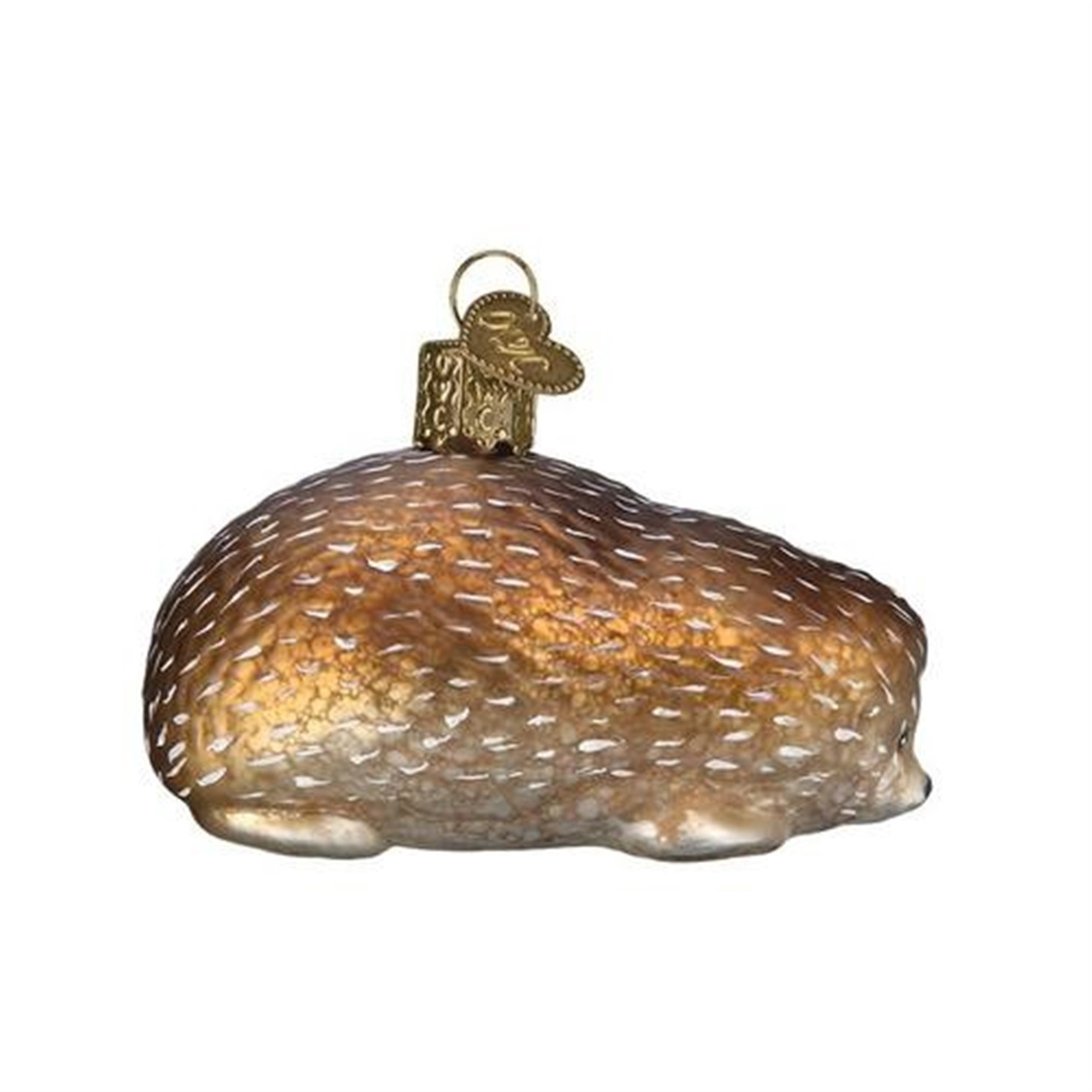 Old World Christmas Blown Glass Ornament for Christmas Tree, Vintage Hedgehog