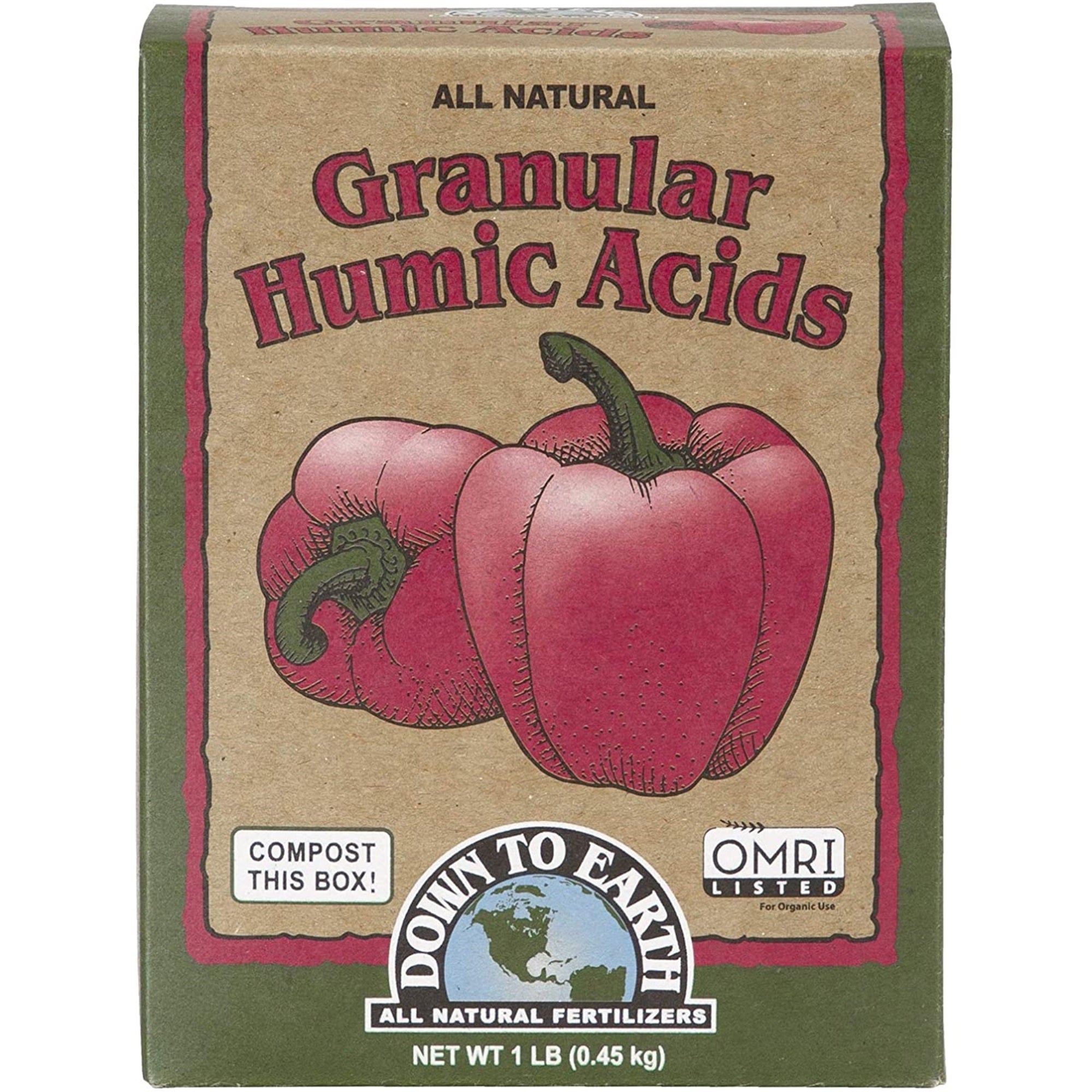 Down To Earth Organic Granular Humic Acids Fertilizer Mix