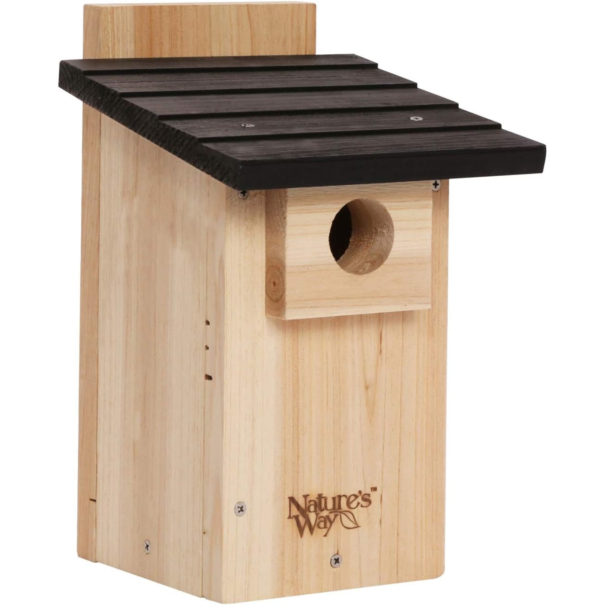 Nature's Way Bird Products Cedar Bluebird Viewing House, Brown