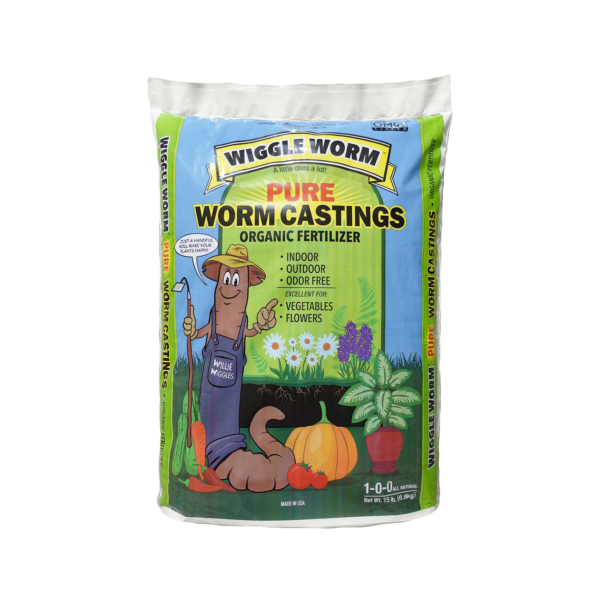 WIGGLE WORM Earthworm Castings Organic Fertilizer