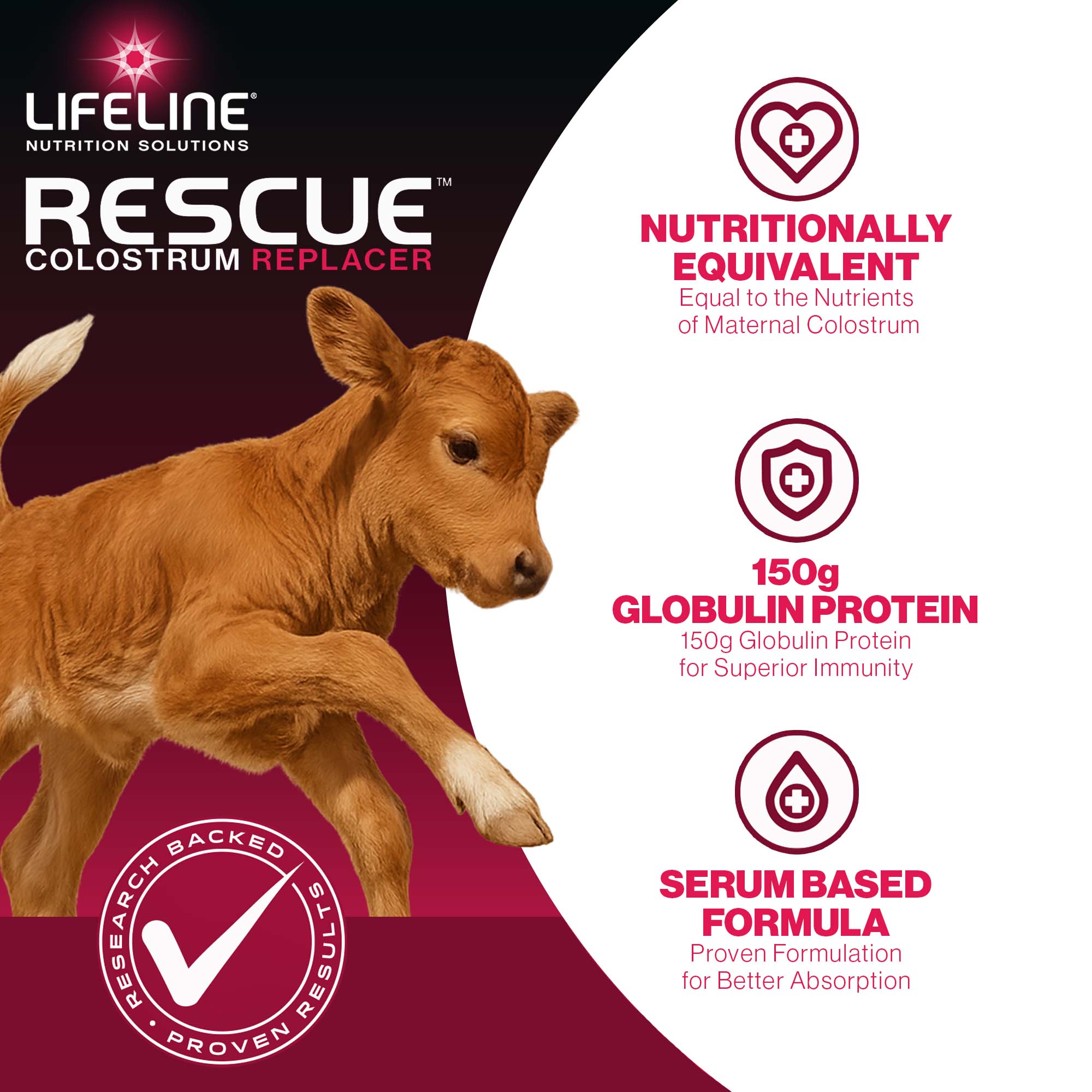 ANNUSO LIFELINE Rescue High-Level Colostrum Replacer for Calves