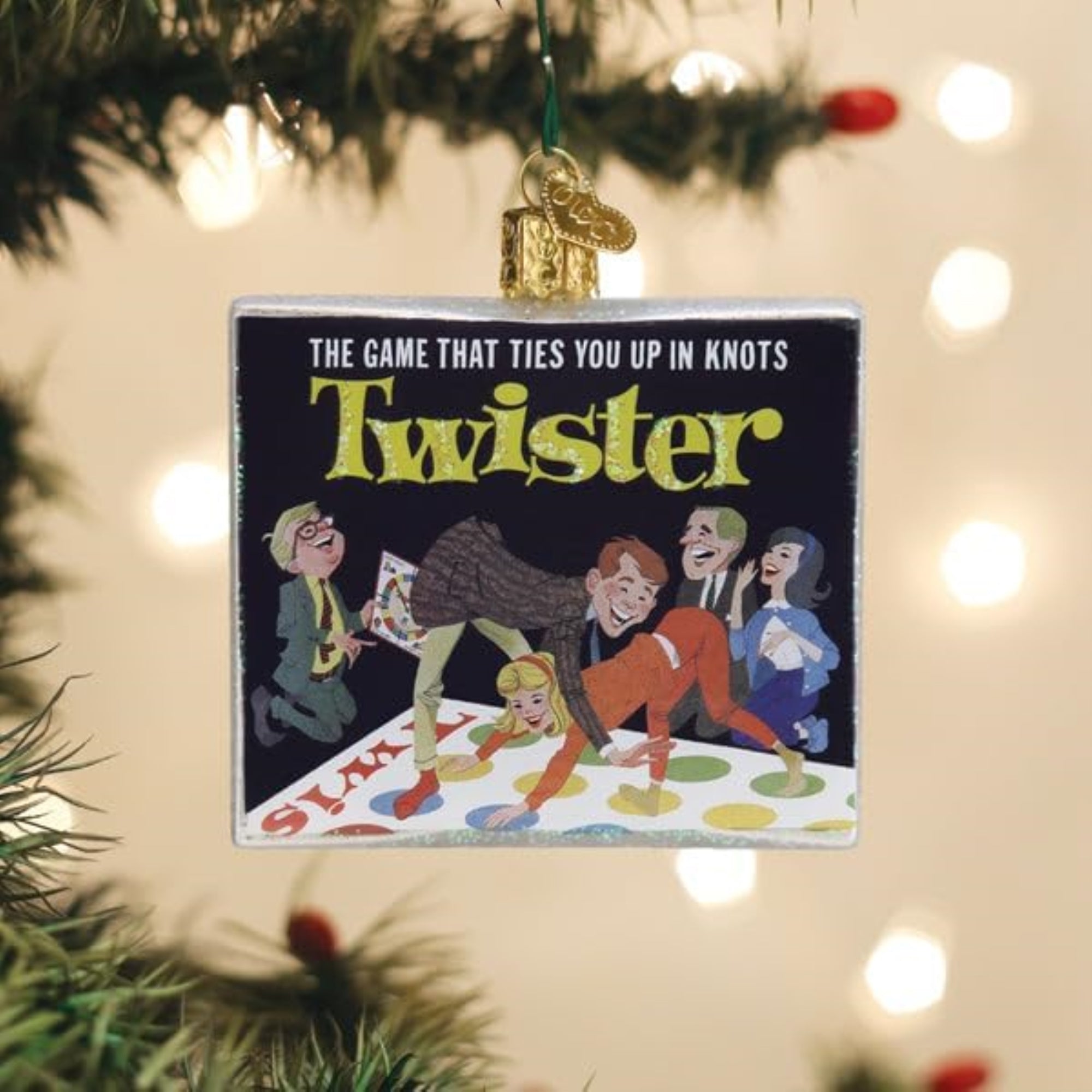 Old World Christmas Blown Glass Ornament for Christmas Tree, Twister (with OWC Gift Box)