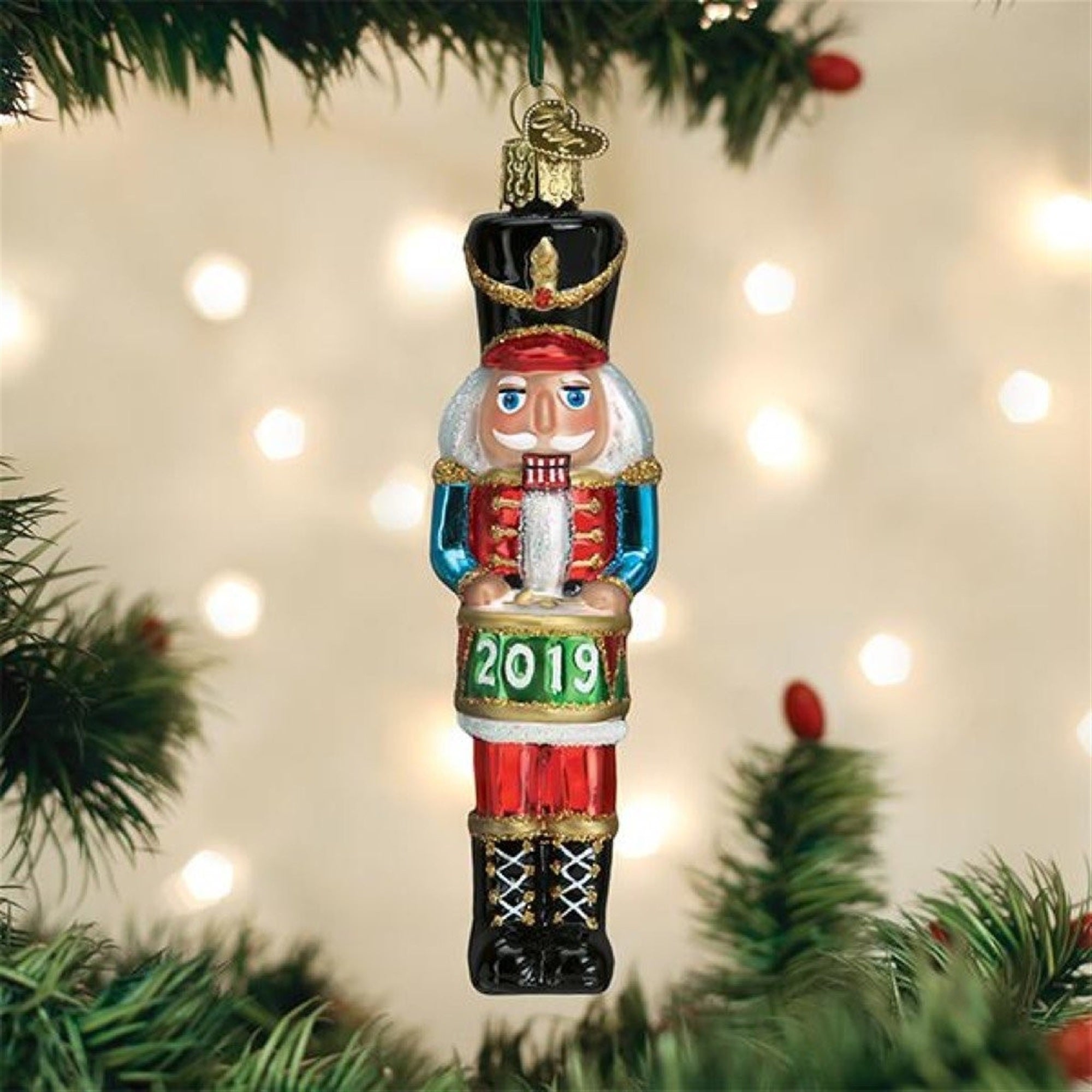 Old World Christmas Blown Glass Ornament for Christmas Tree, 2019 Nutcracker