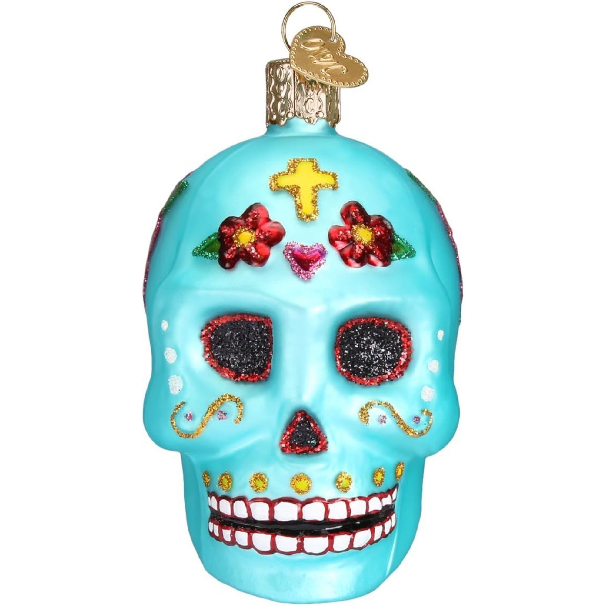 Old World Christmas Blown Glass Ornament for Christmas Tree, Day Of The Dead (with OWC Gift Box)