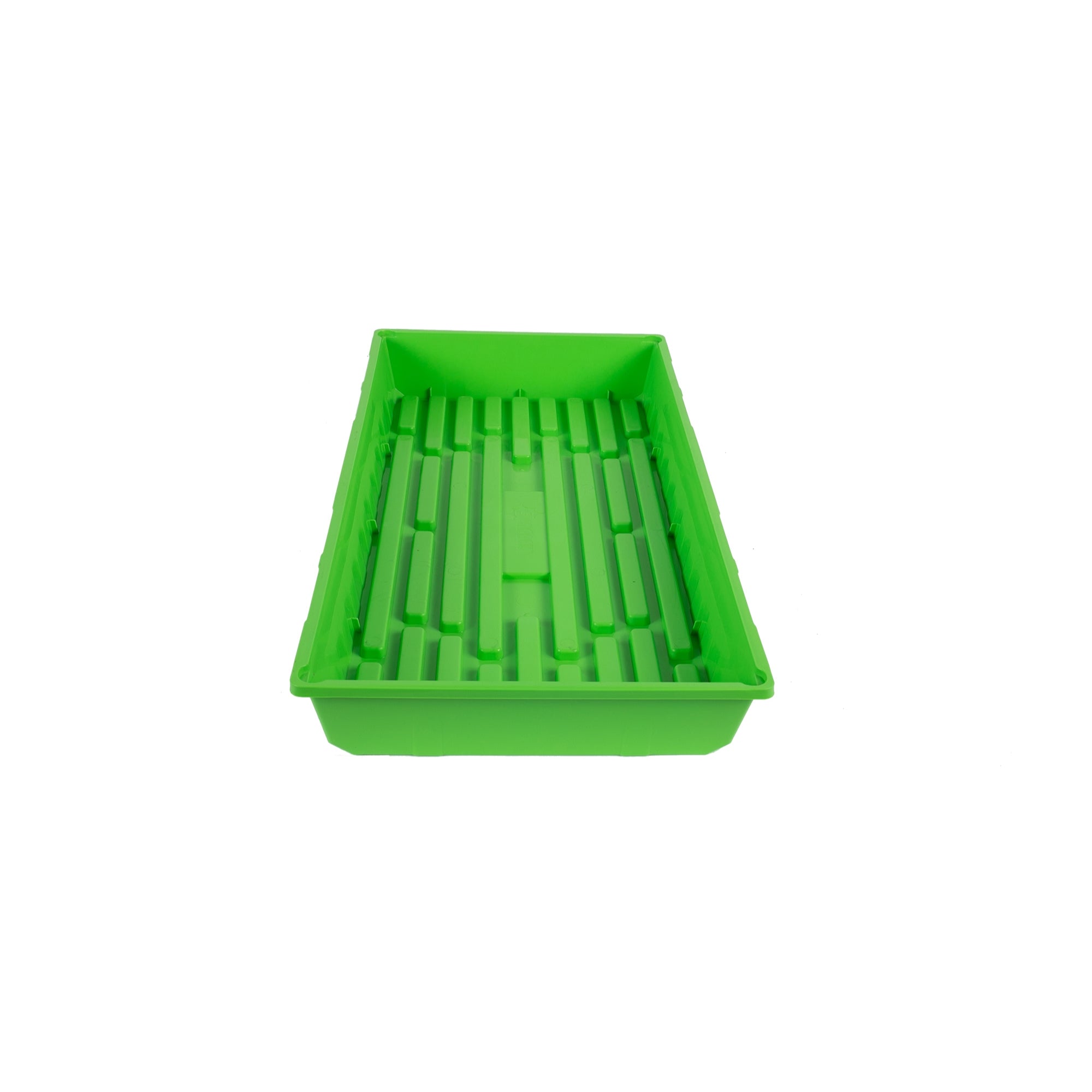 SUNPACK 10” x 20” Indoor Gardening Mega Tray Plastic Seeding Tray for Greenhouses, 2.5”