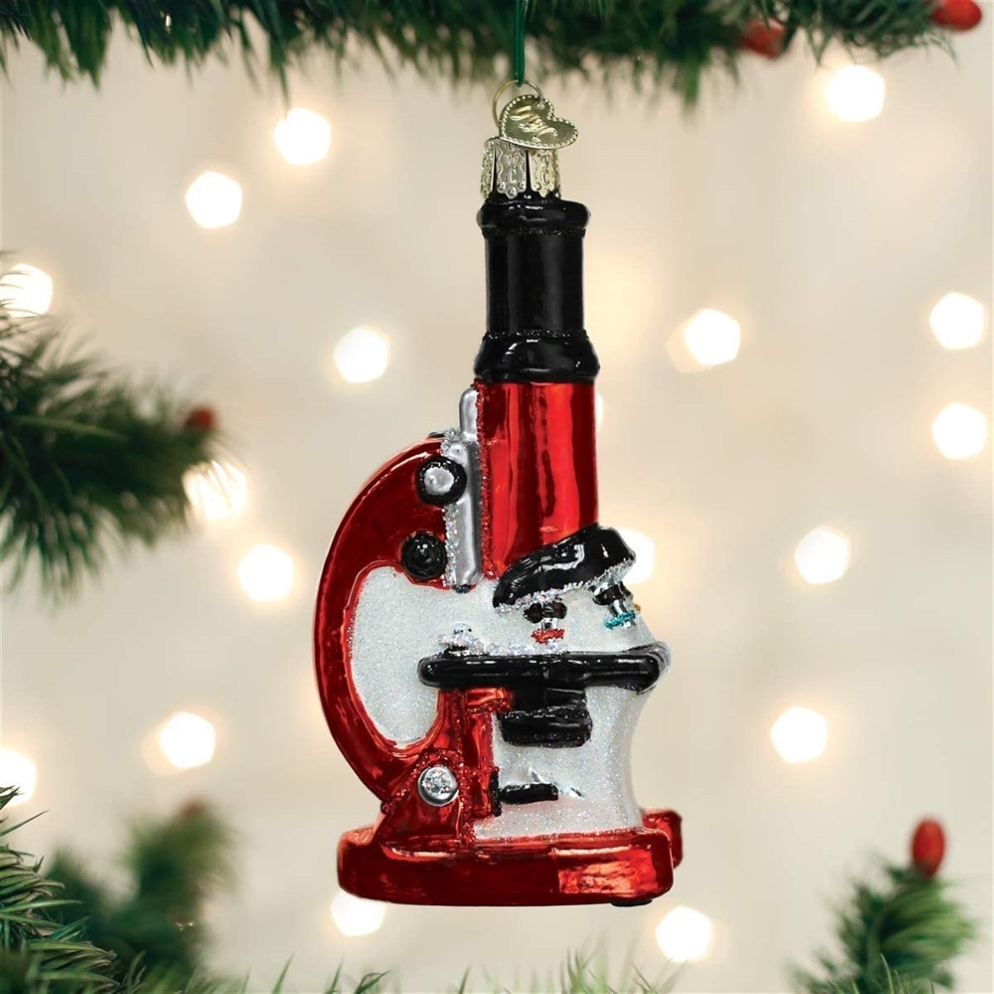 Old World Christmas Microscope Ornament - Thumbnail 5