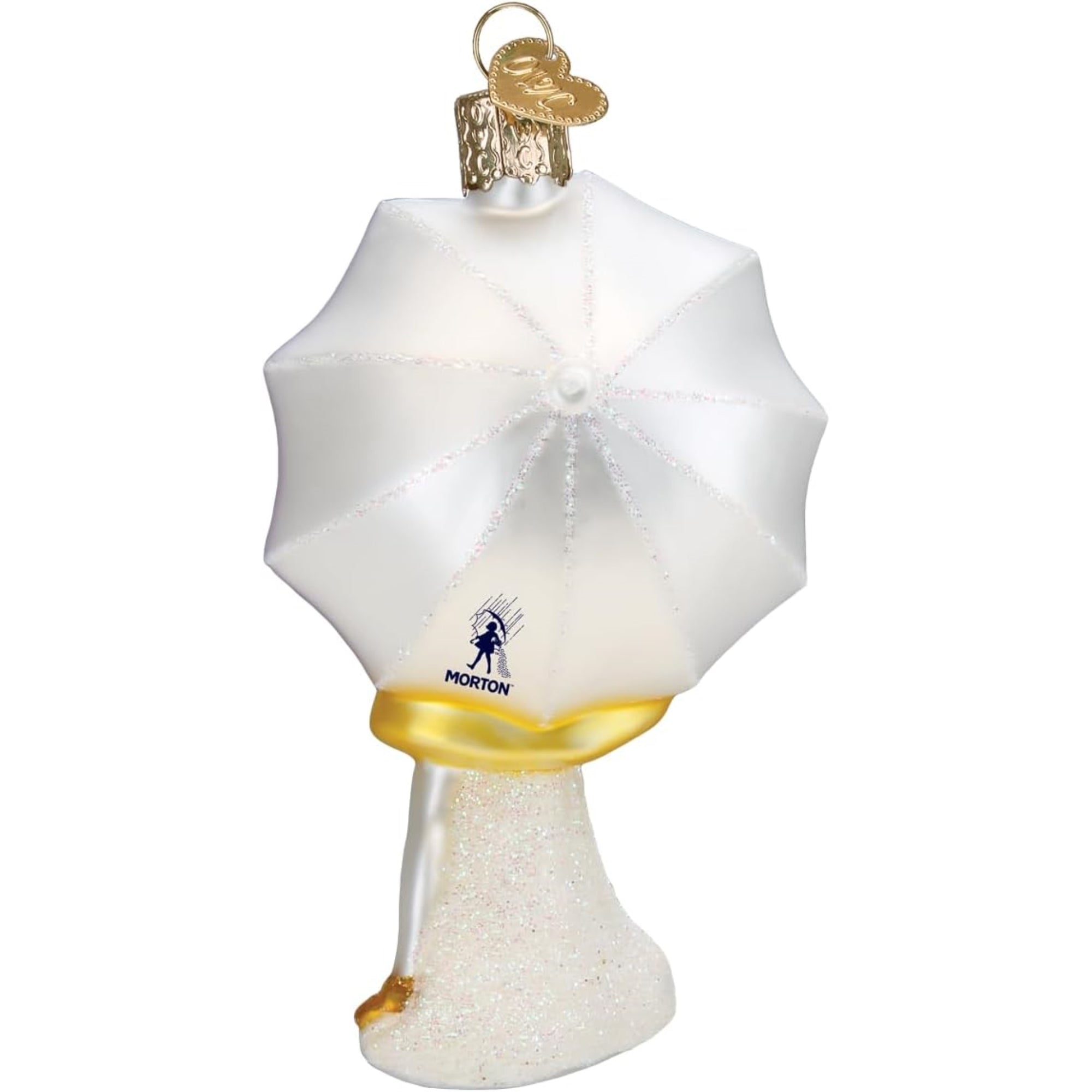 Old World Christmas Morton Umbrella Girl Blown Glass Holiday Ornament