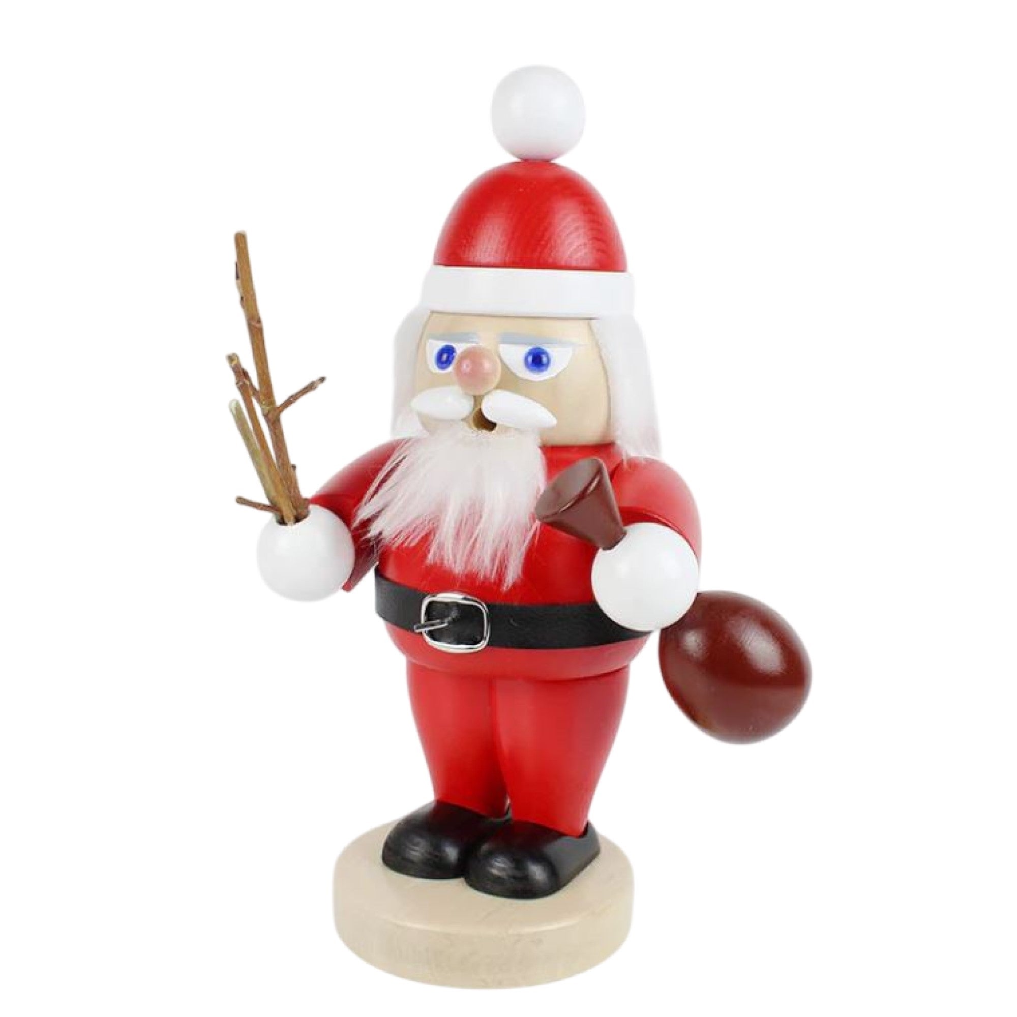 Steinbach Wooden Big Smoker Nutcracker, Santa Claus, 11in