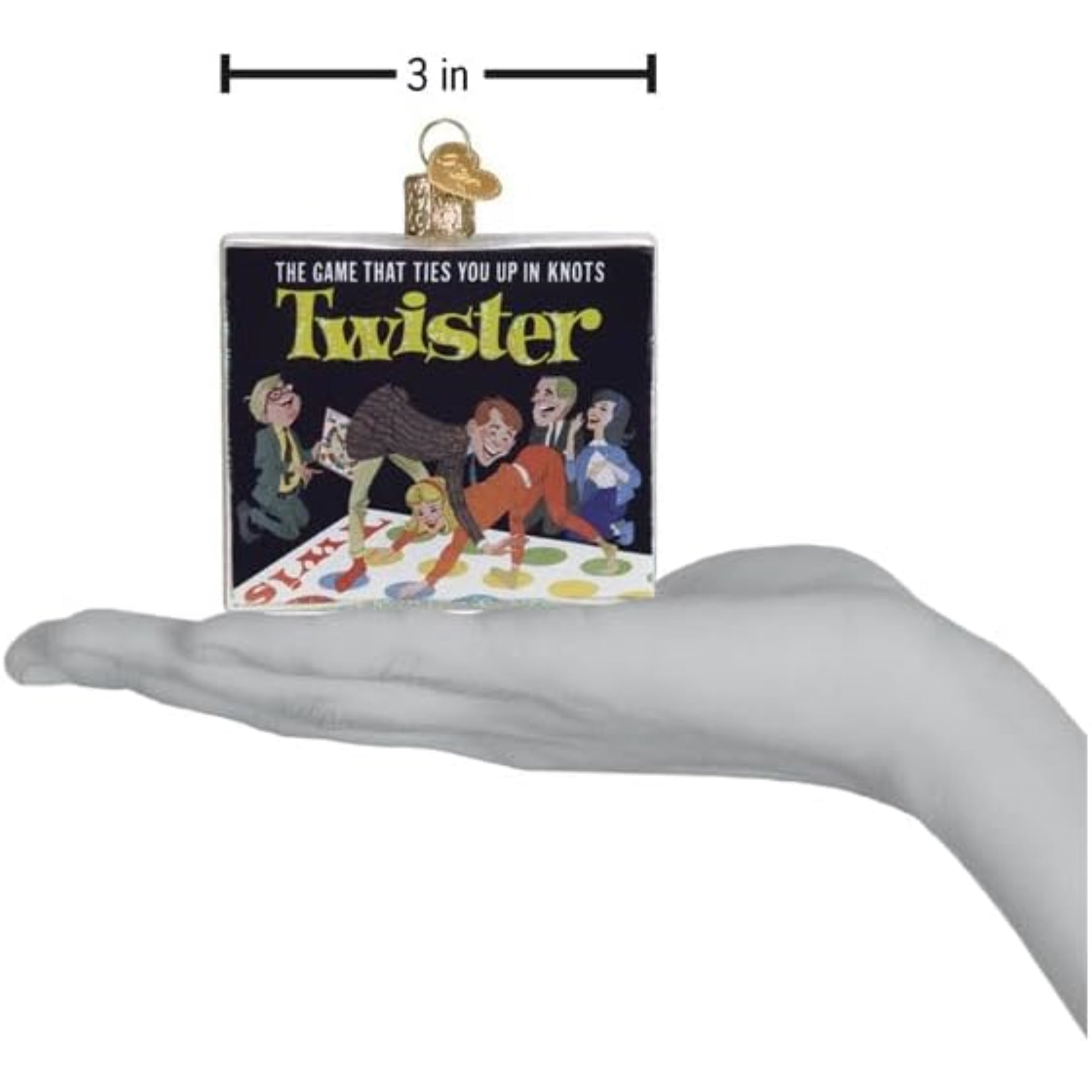 Old World Christmas Blown Glass Ornament for Christmas Tree, Twister (with OWC Gift Box)