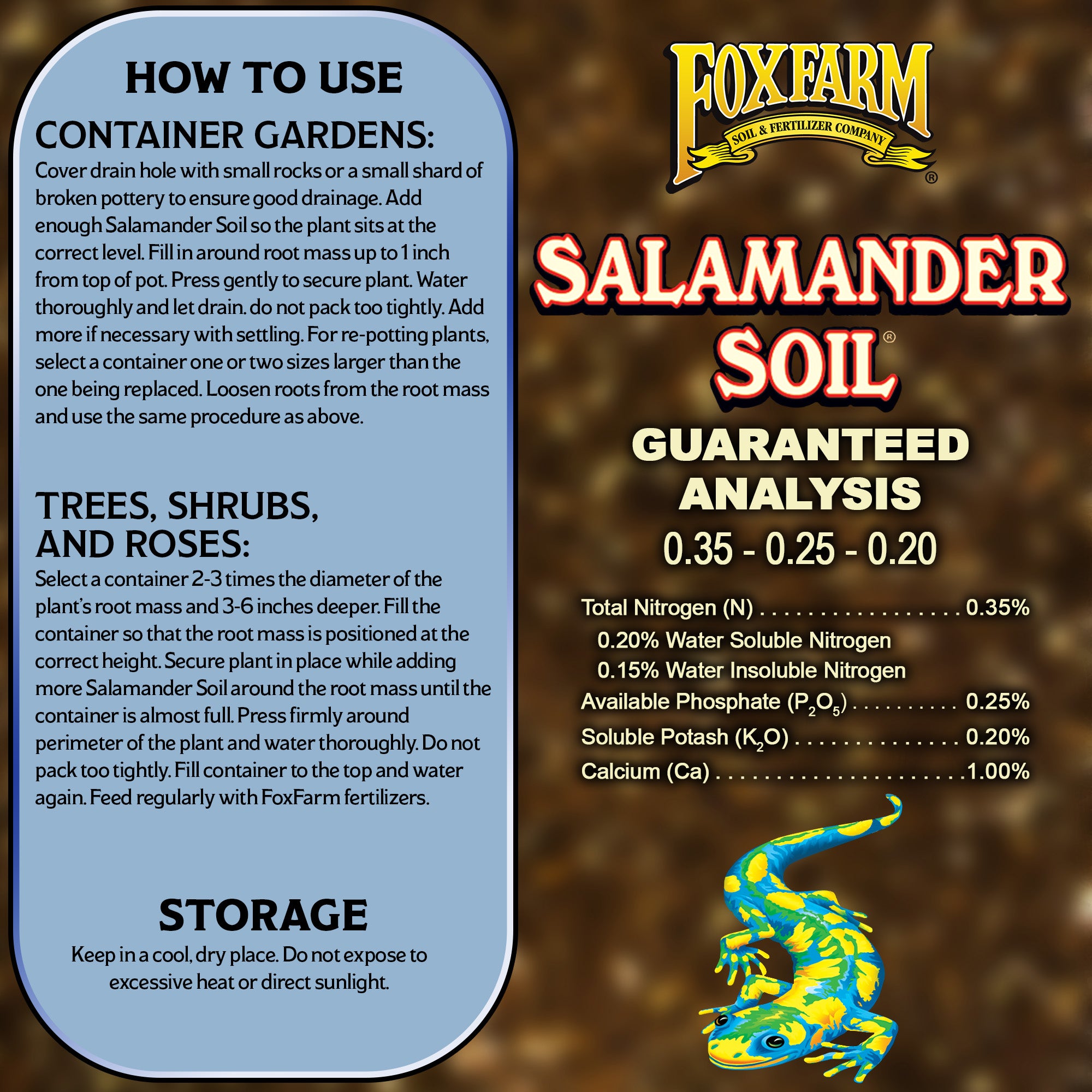 Fox Farm Salamander Mix, Water Holding Potting Soil, 1.5 cu. ft.