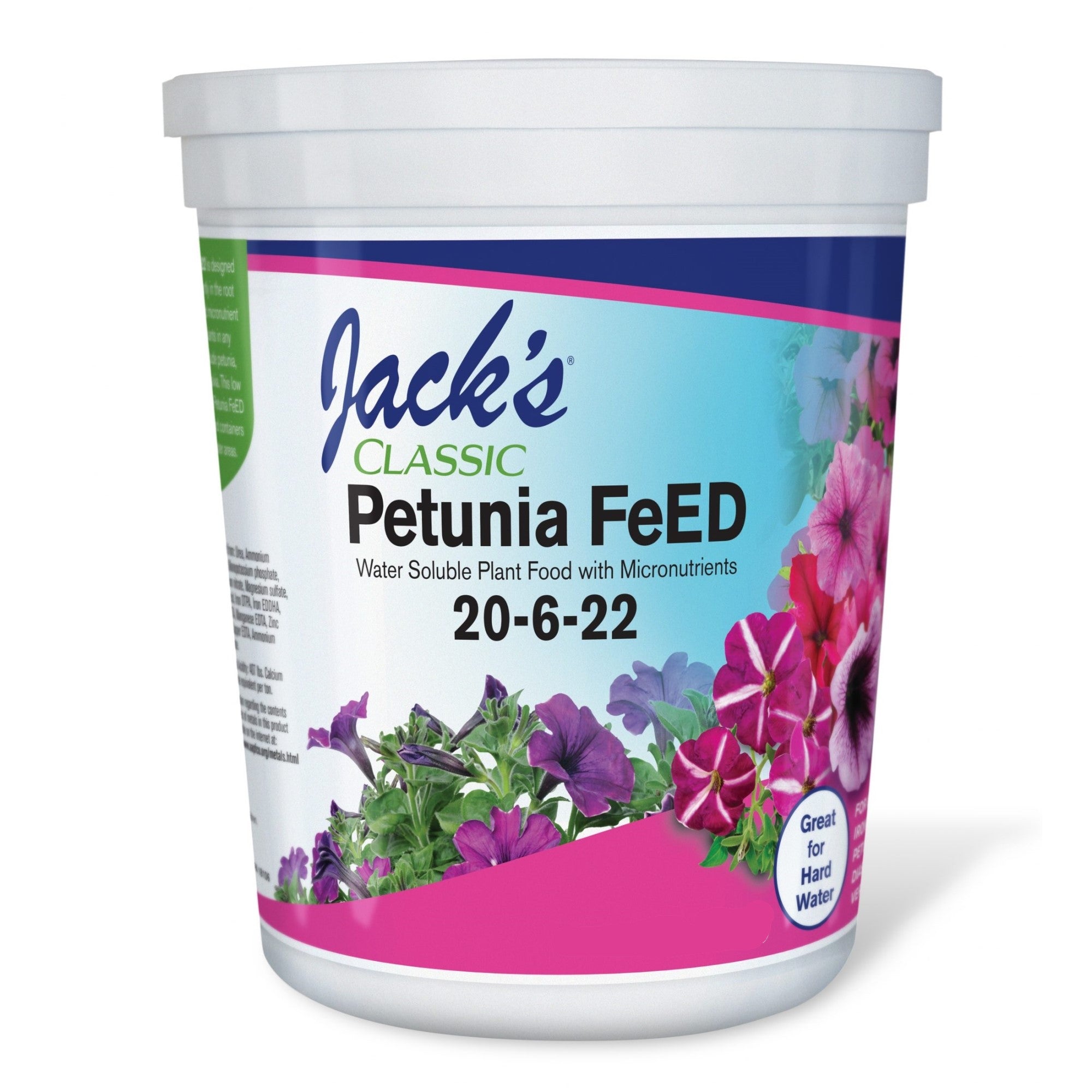 Jack's Classic Water Soluble Petunia FeED Fertilizer, 20-6-22