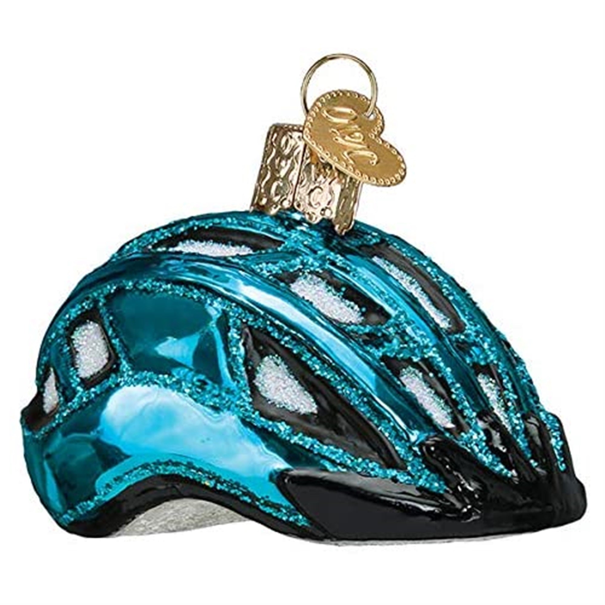 Old World Christmas Blown Glass Ornament for Christmas Tree, Bike Helmet