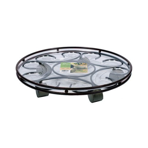 Plastec Deluxe Saucer Caddy with Casters
