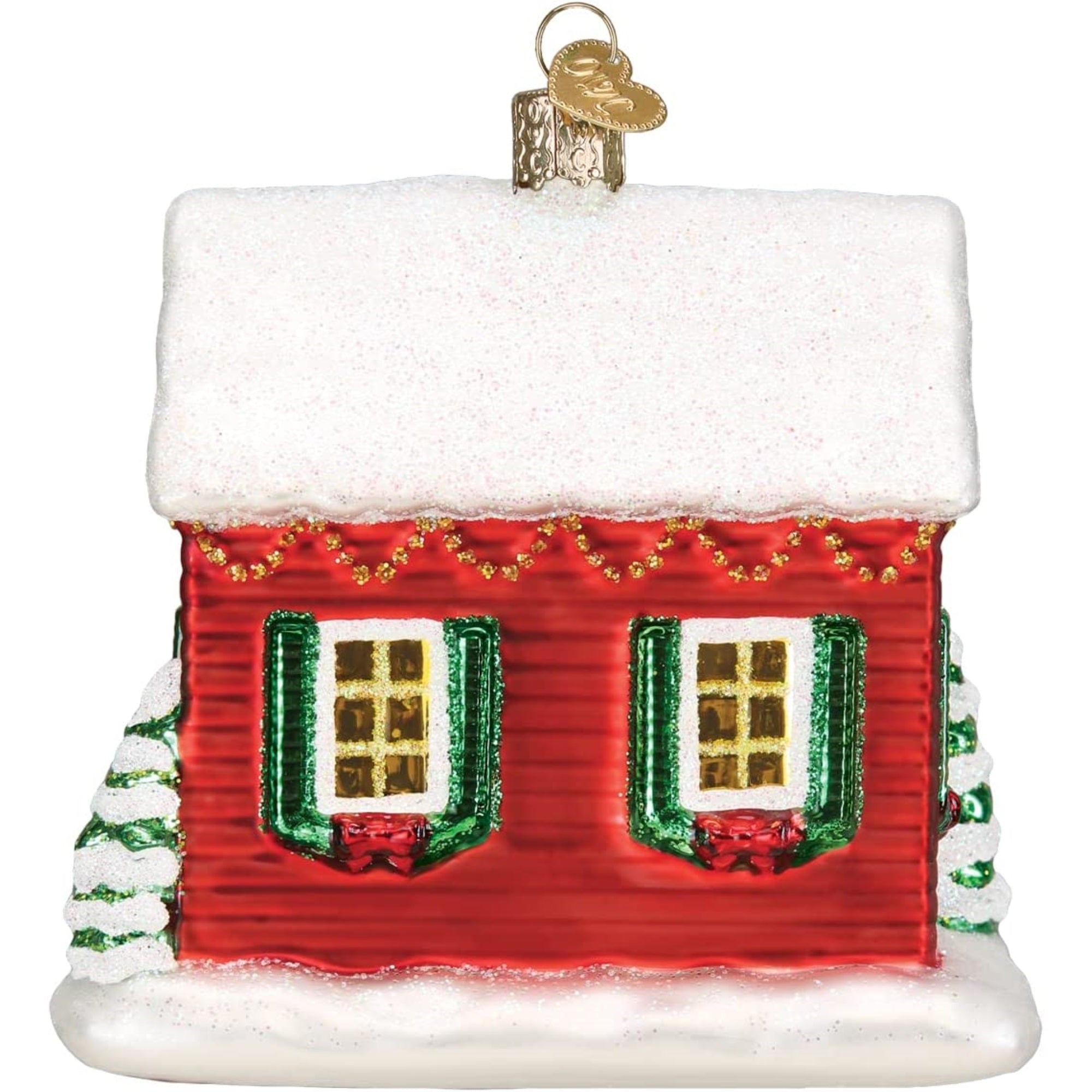 Old World Christmas Blown Glass Ornament for Christmas Tree, Norman Rockwell "You're Home"