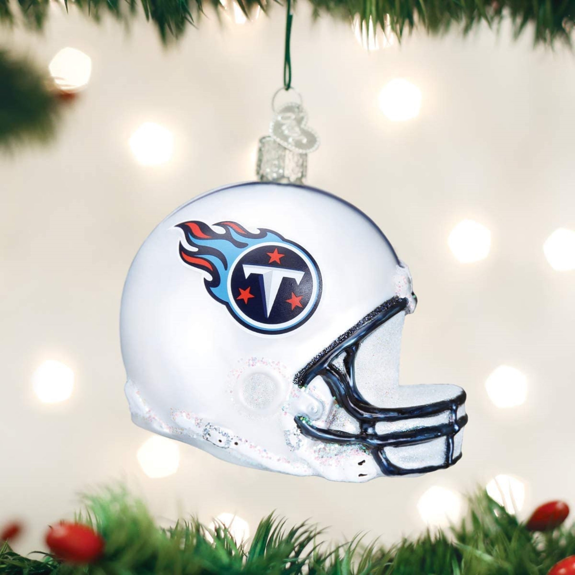 Old World Christmas Tennessee Titans Helmet Ornament For Christmas Tree